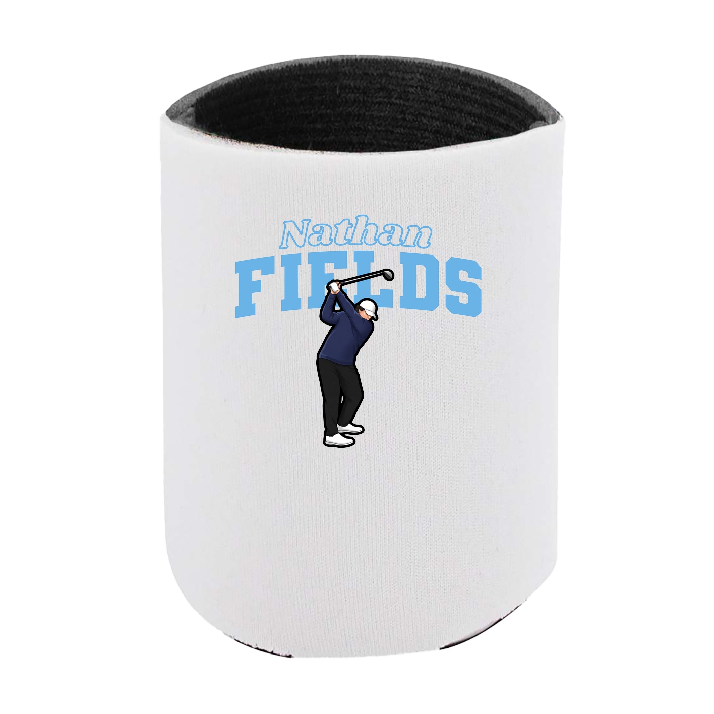 Can Holder — Name Arch in White