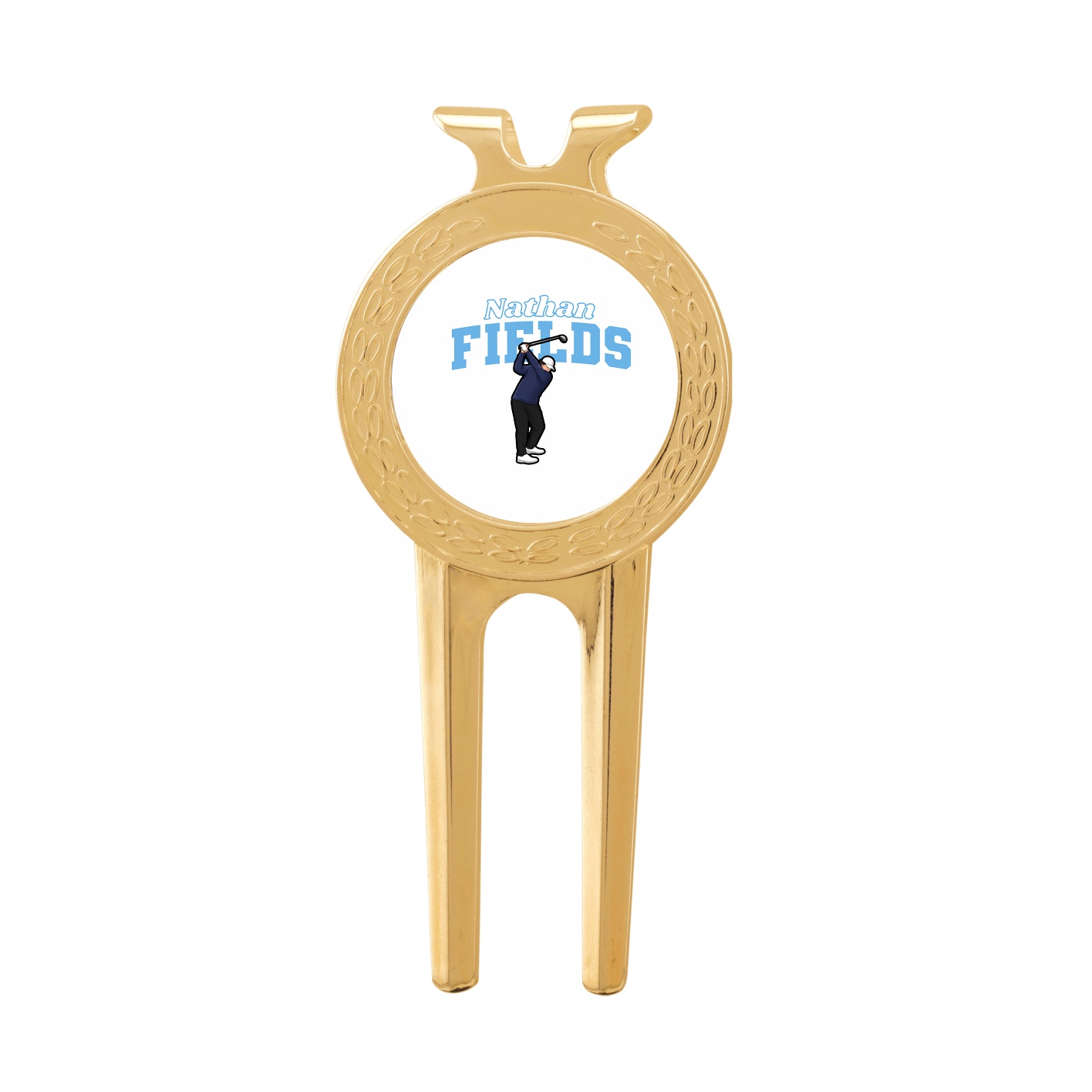 Divot Tool with Ball Marker — Name Arch in Classic