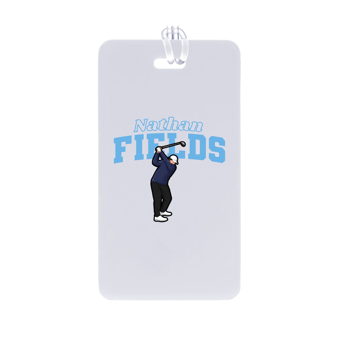 Bag Tag — Name Arch in Classic