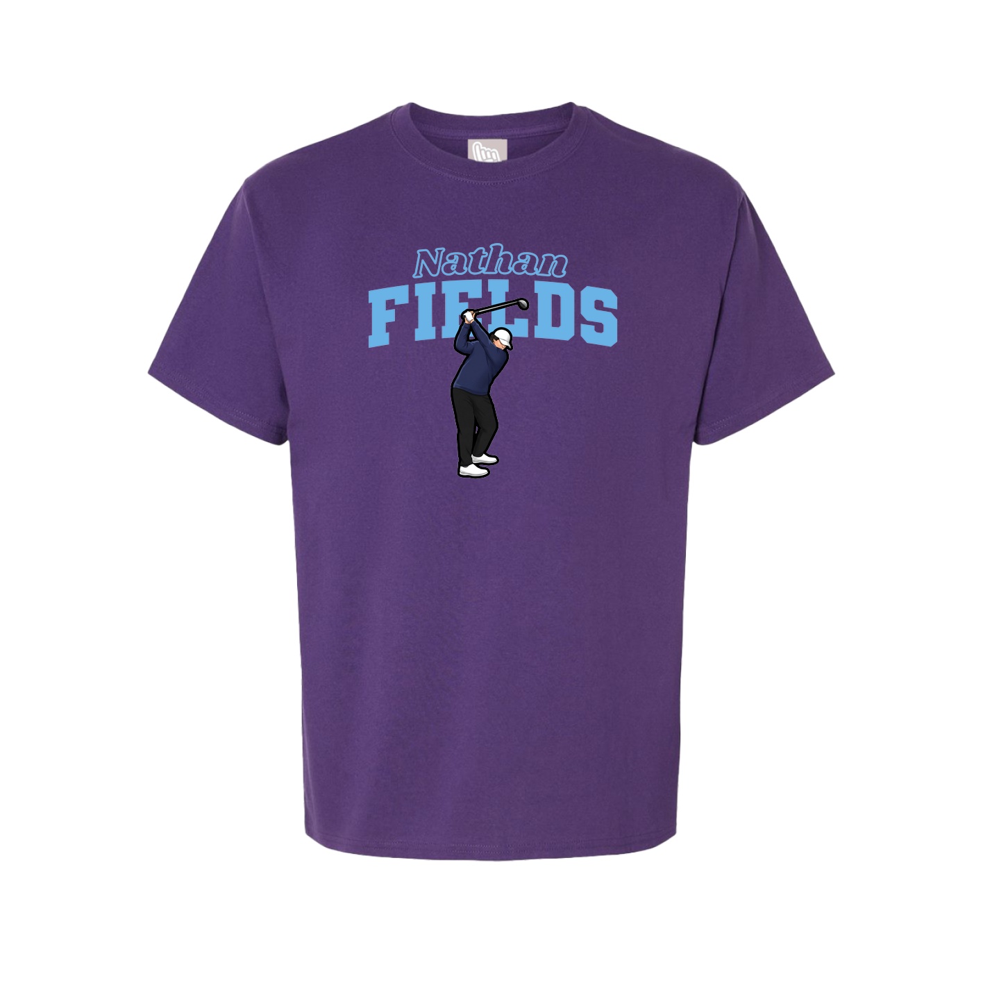 Tee — Name Arch in Purple