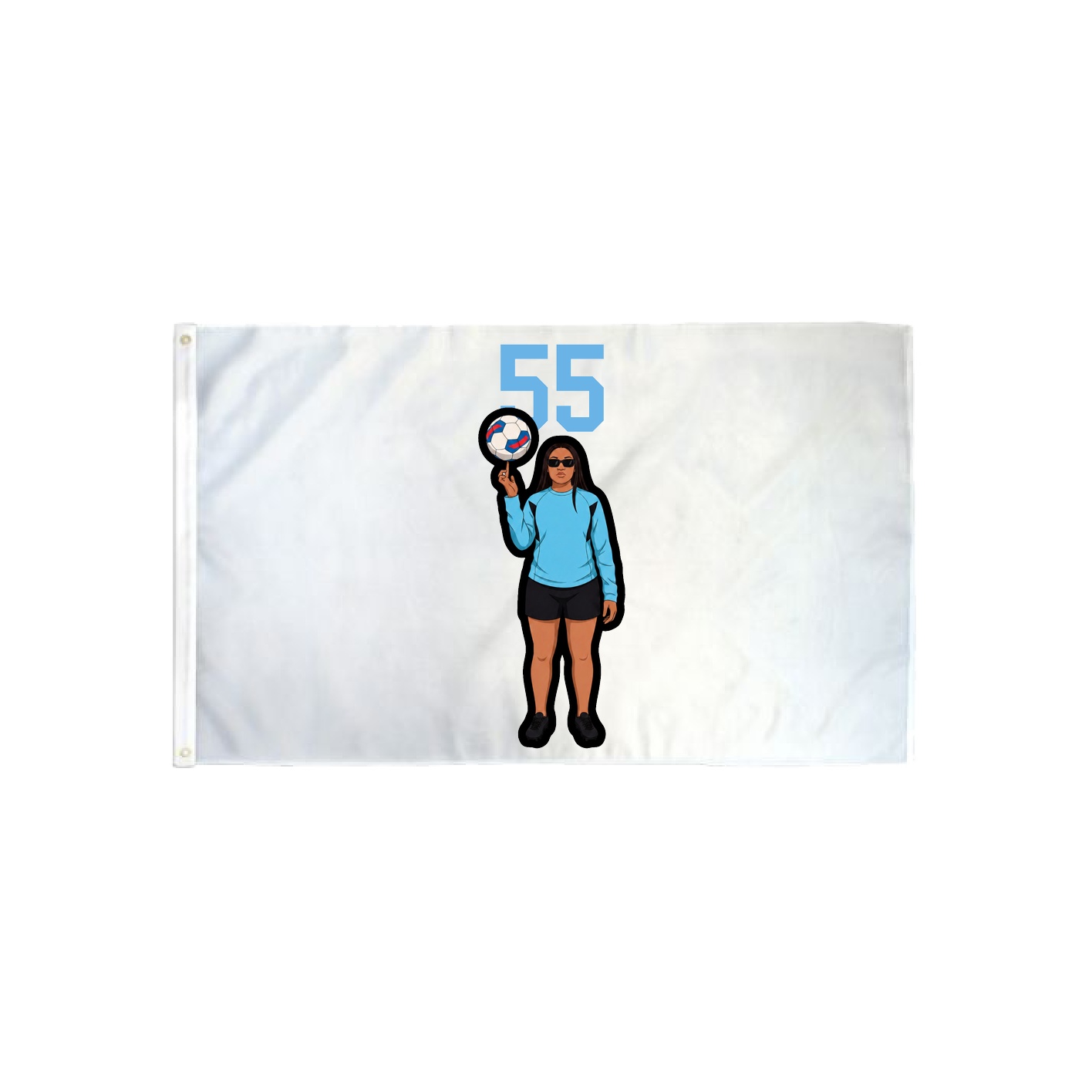 3x5 Flag — Number Top in Classic