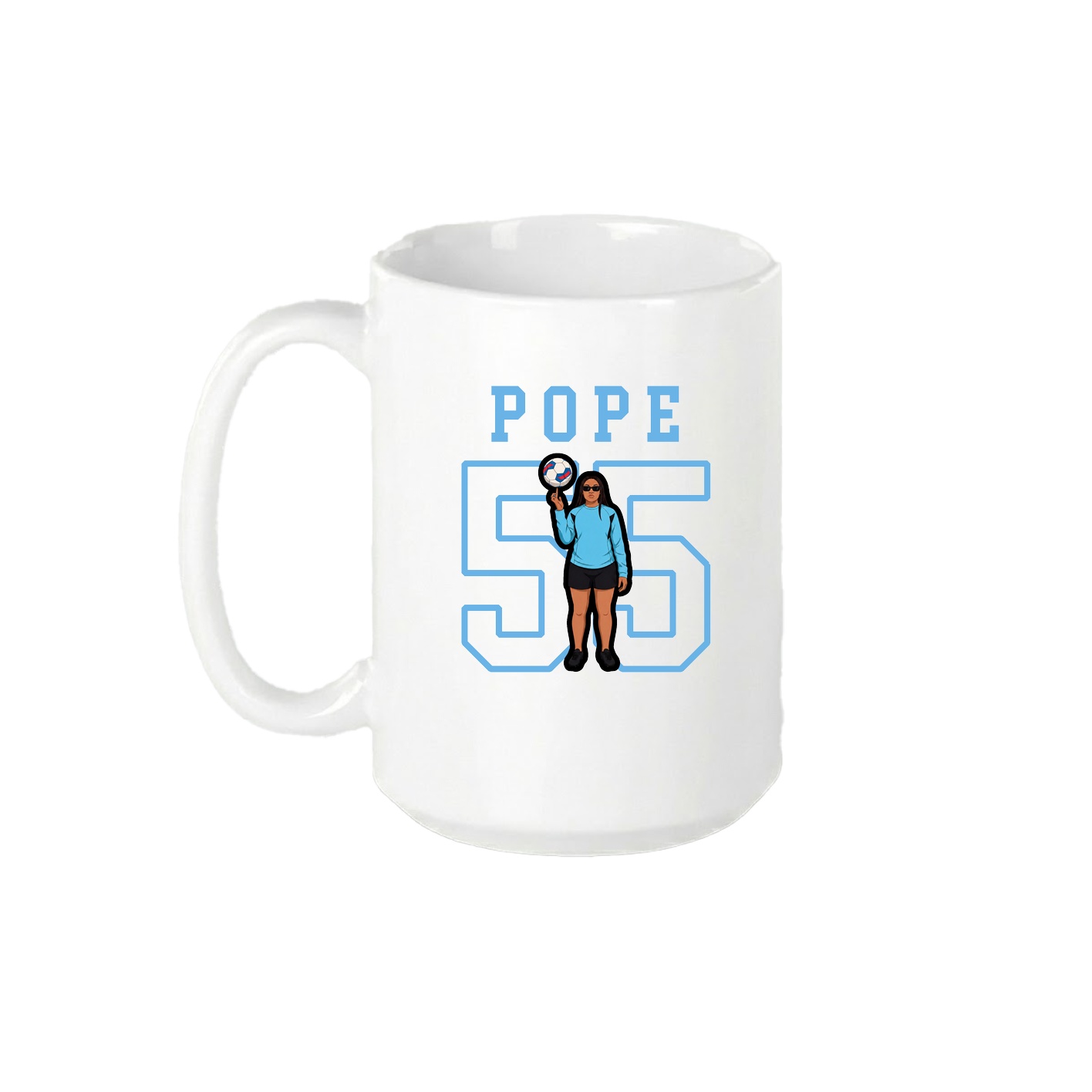 15oz Coffee Mug — Shirsey in White