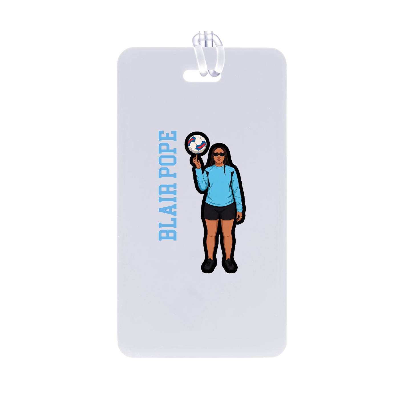Bag Tag — Name Vertical in Classic
