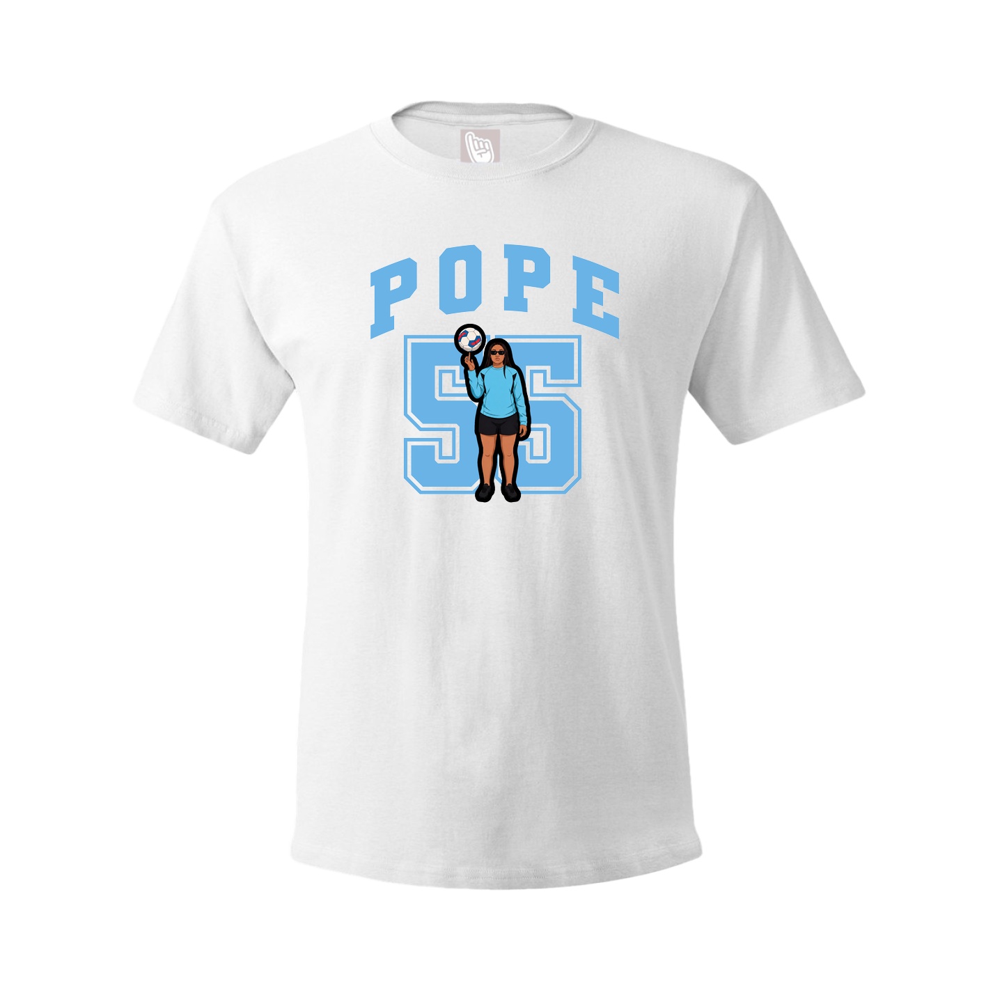 Tee — Number in White