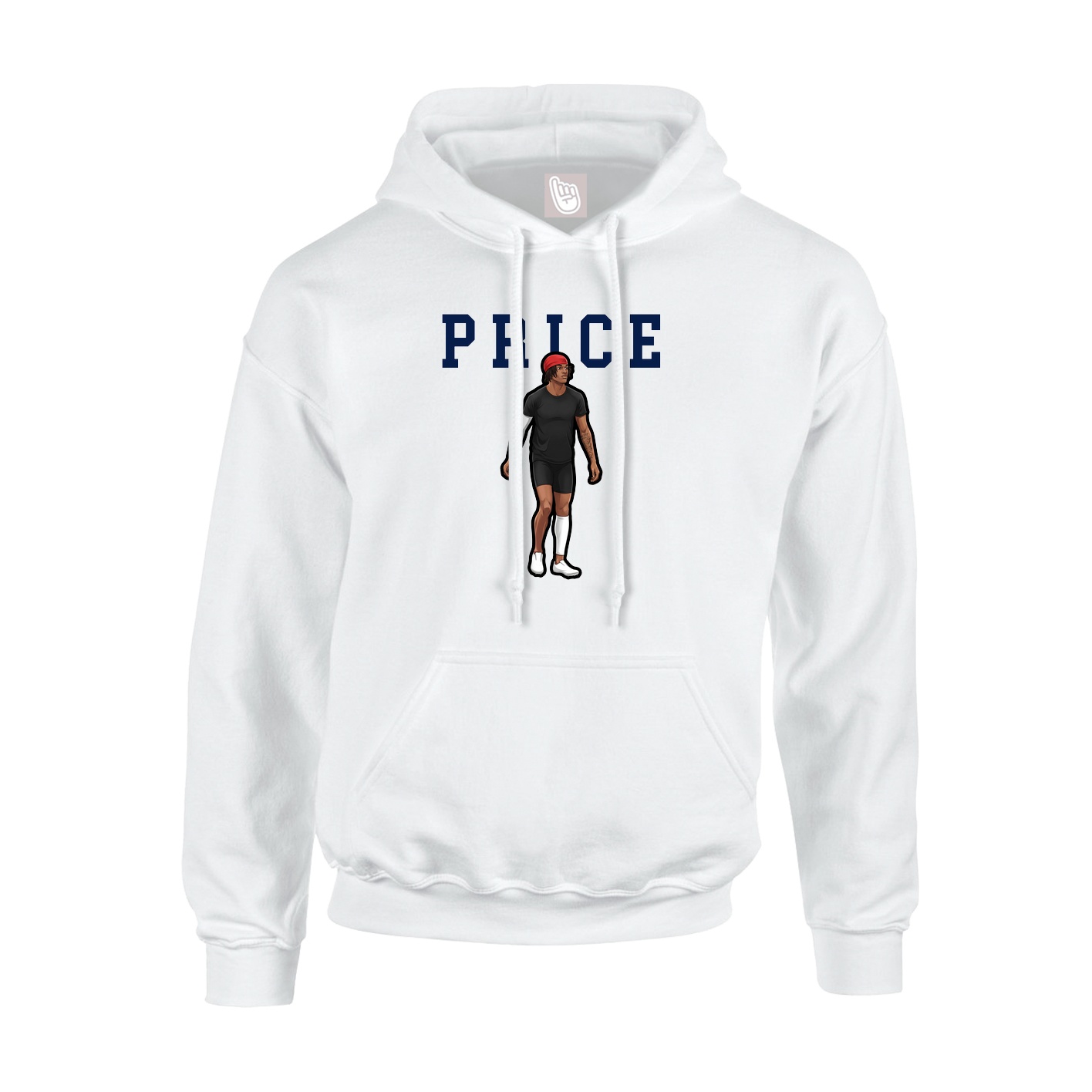 Hoodie — Shirsey in White