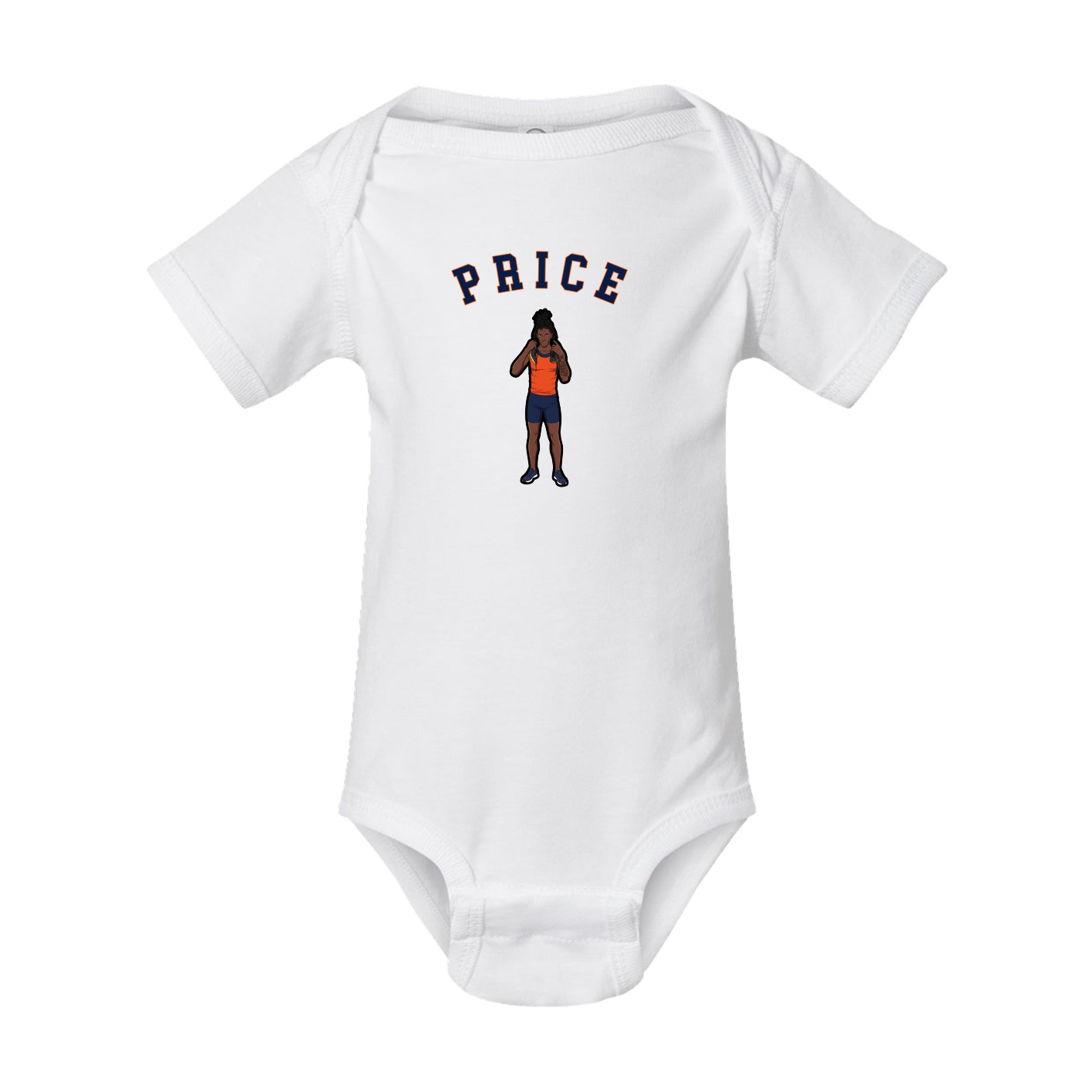 Baby Onesie — Shirsey Arch in White