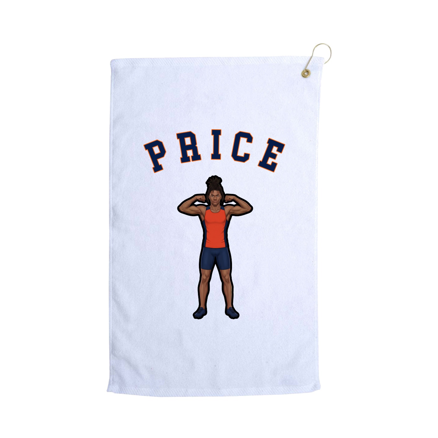 Golf Towel — Shirsey Arch in White