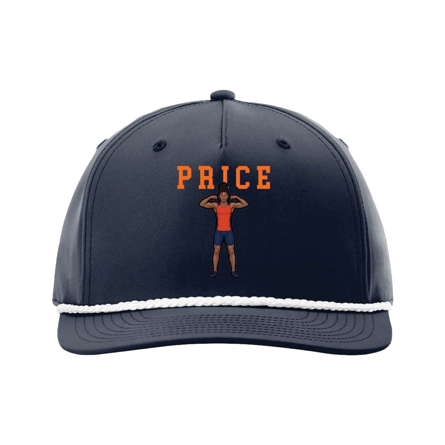 Five-Panel Classic Rope Cap — Shirsey in Navy