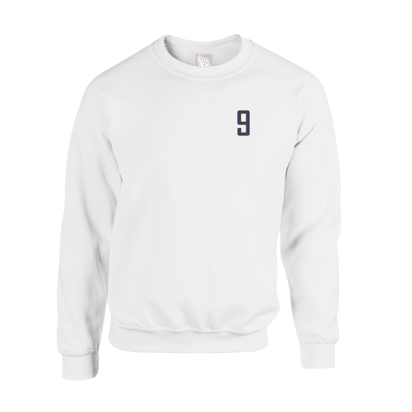 Fleece Crew — Front Shirsy in White