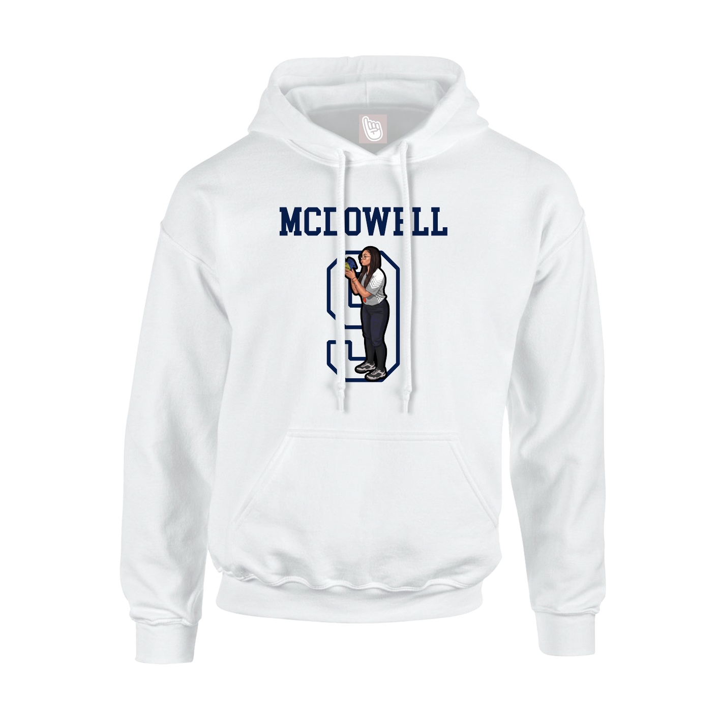 Hoodie — Shirsey in White
