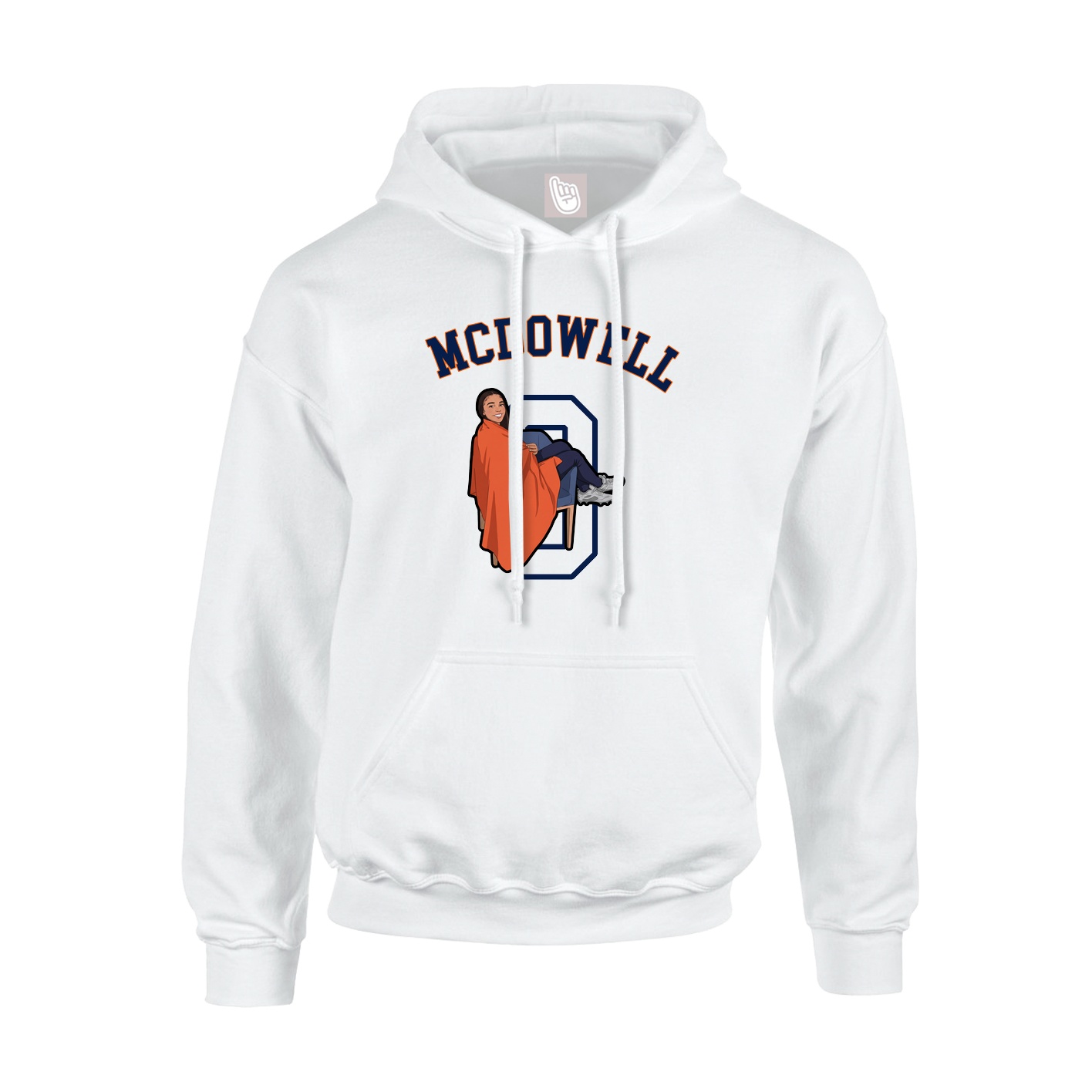 Youth Hoodie — Shirsey Arch in White