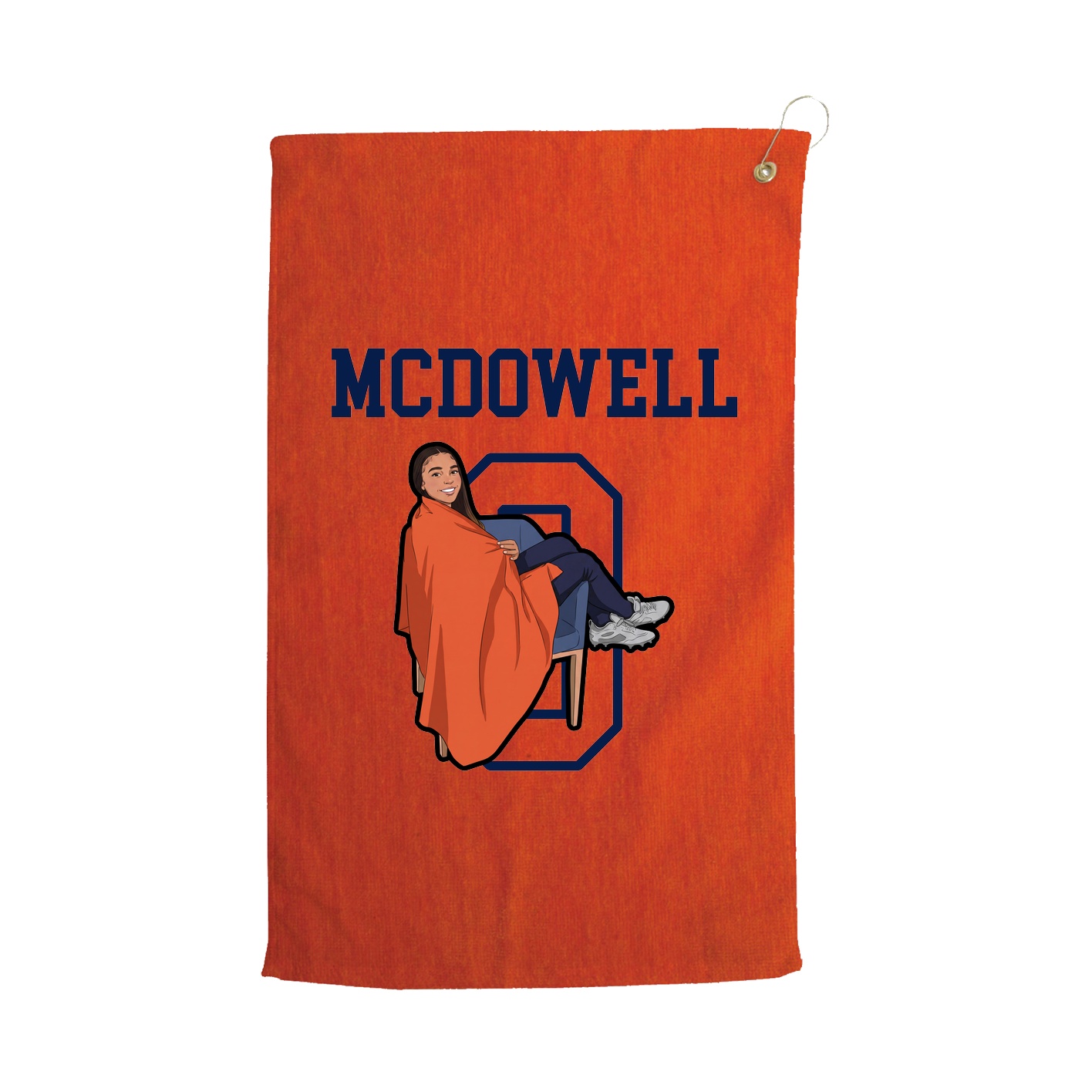 Golf Towel — Shirsey in Orange