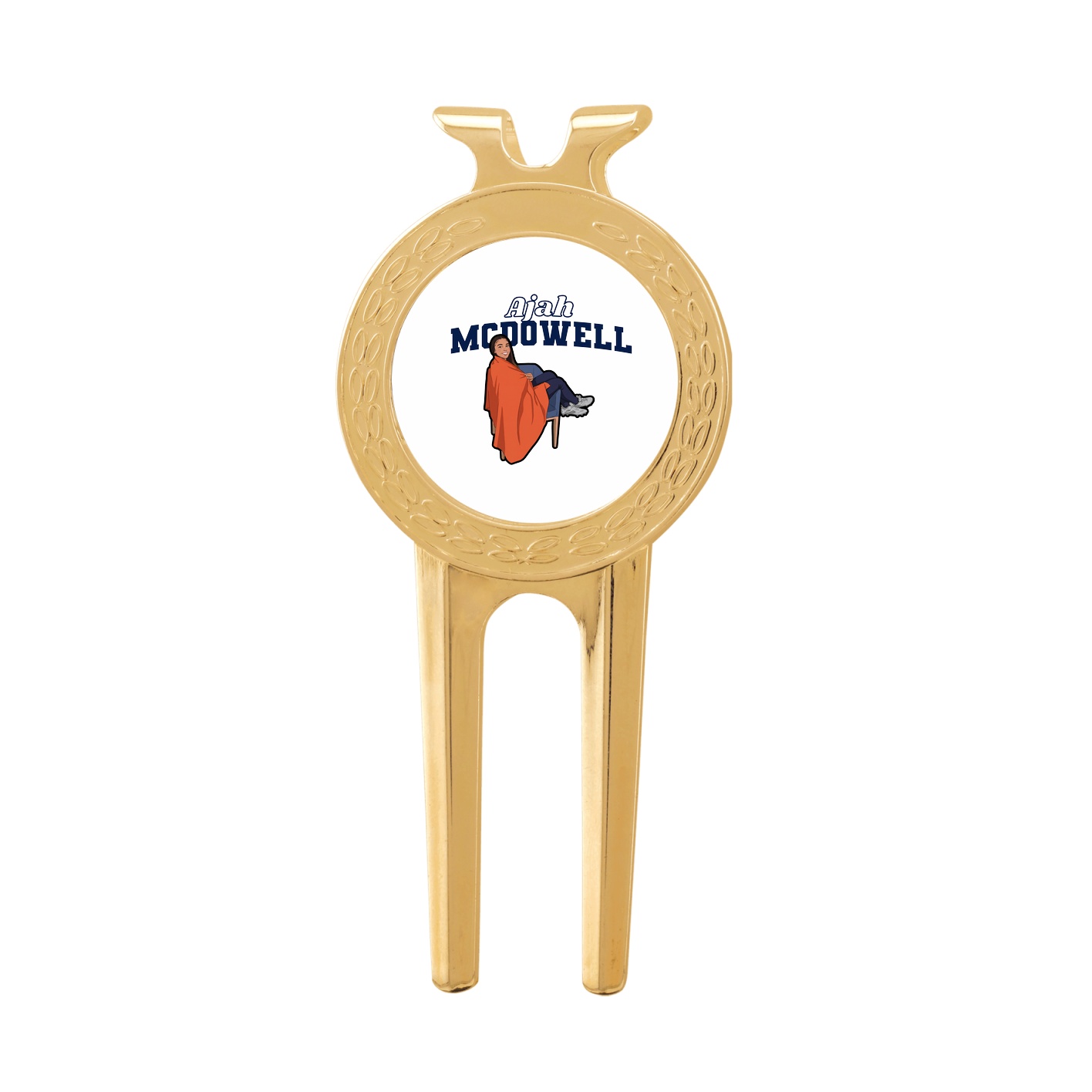 Divot Tool with Ball Marker — Name Arch in Classic