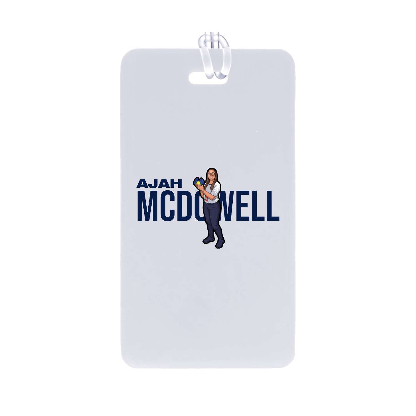 Bag Tag — Player Name in Classic