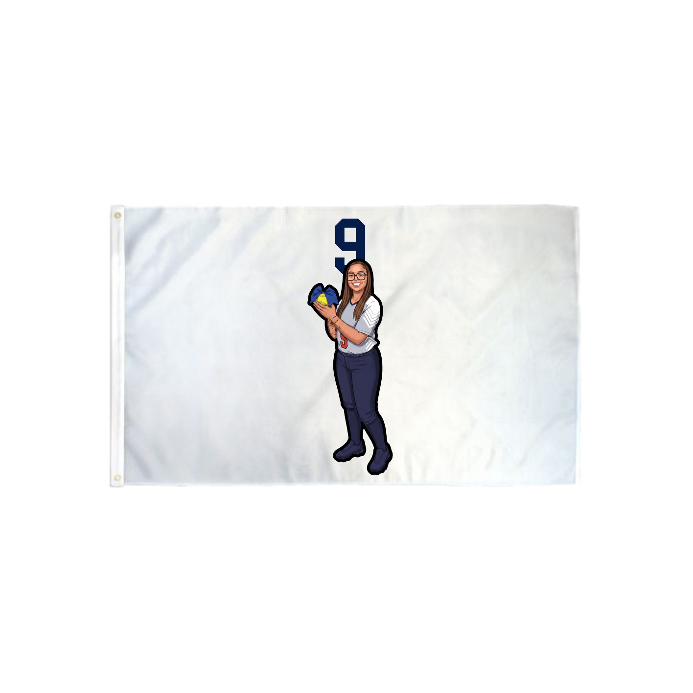 3x5 Flag — Number Top in Classic