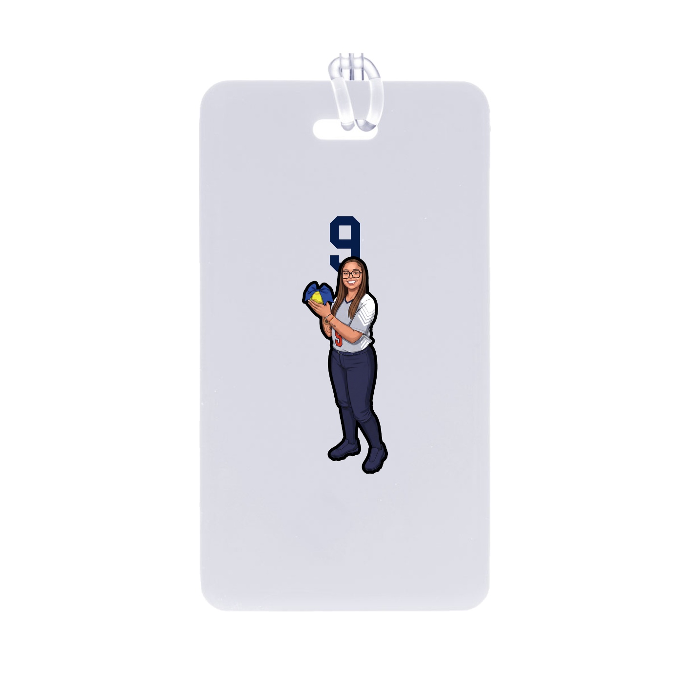 Bag Tag — Number Top in Classic