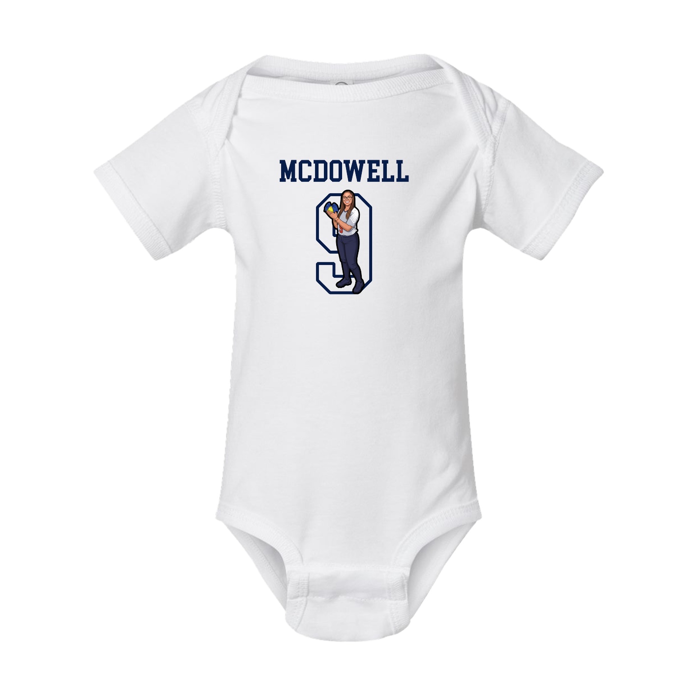 Baby Onesie — Shirsey in White