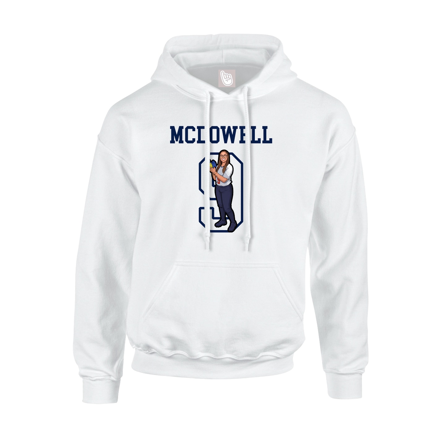 Youth Hoodie — Shirsey in White