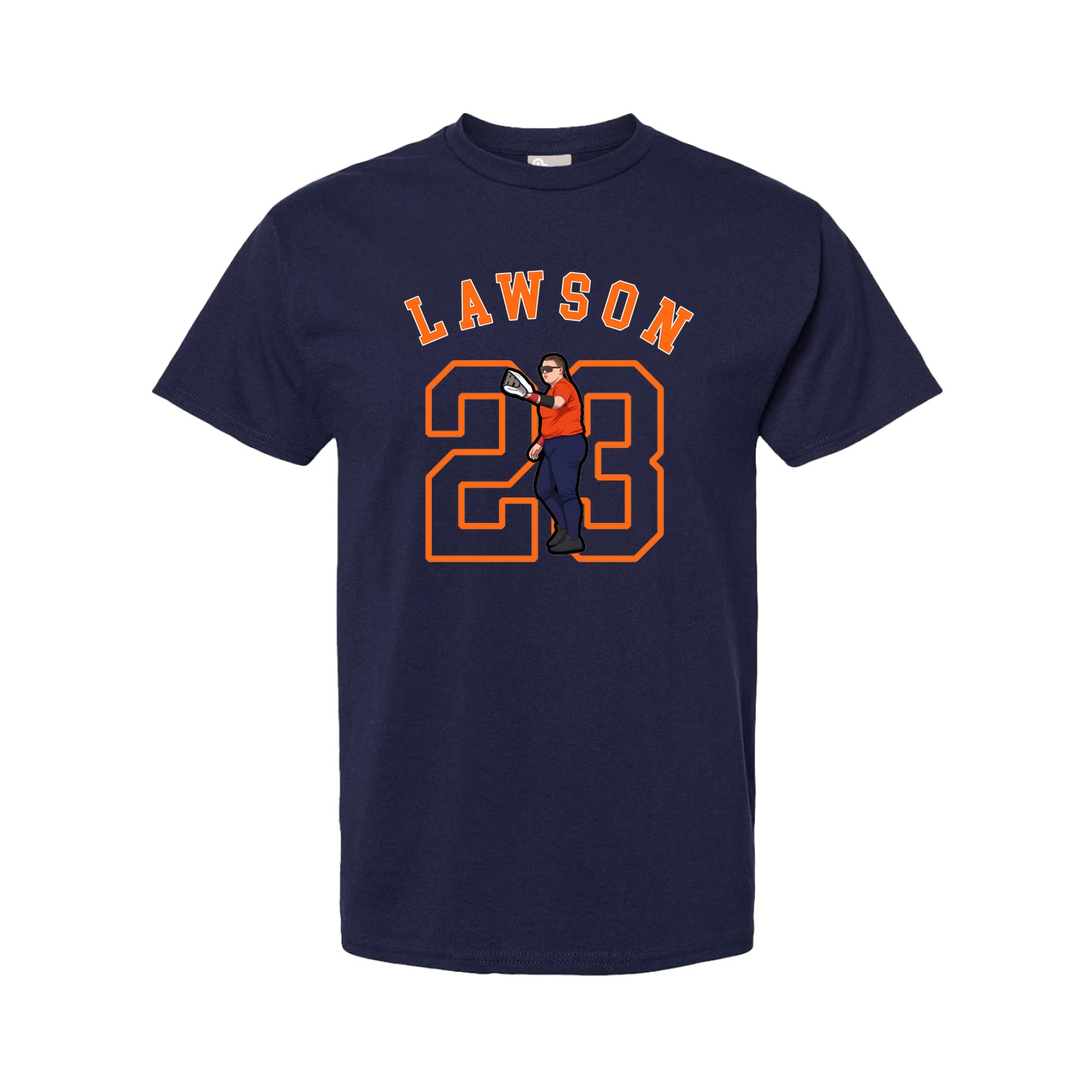 Youth Tee — Shirsey Arch in Navy