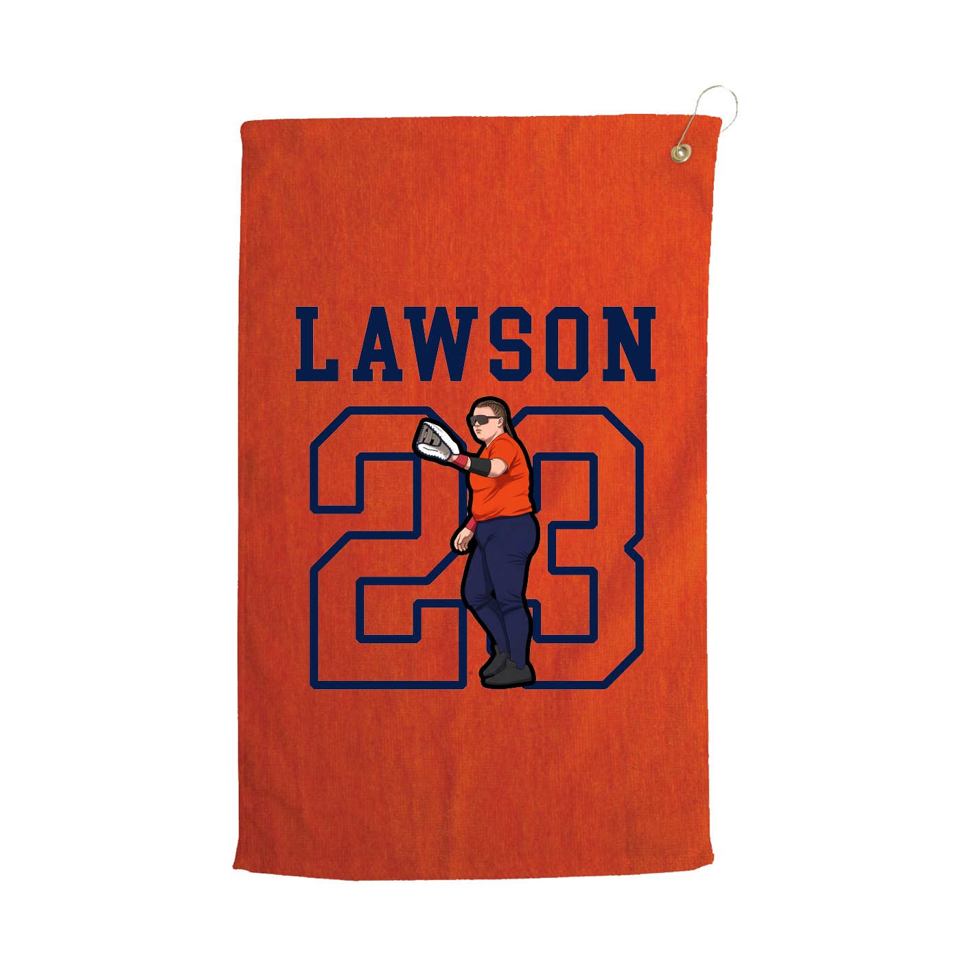 Golf Towel — Shirsey in Orange