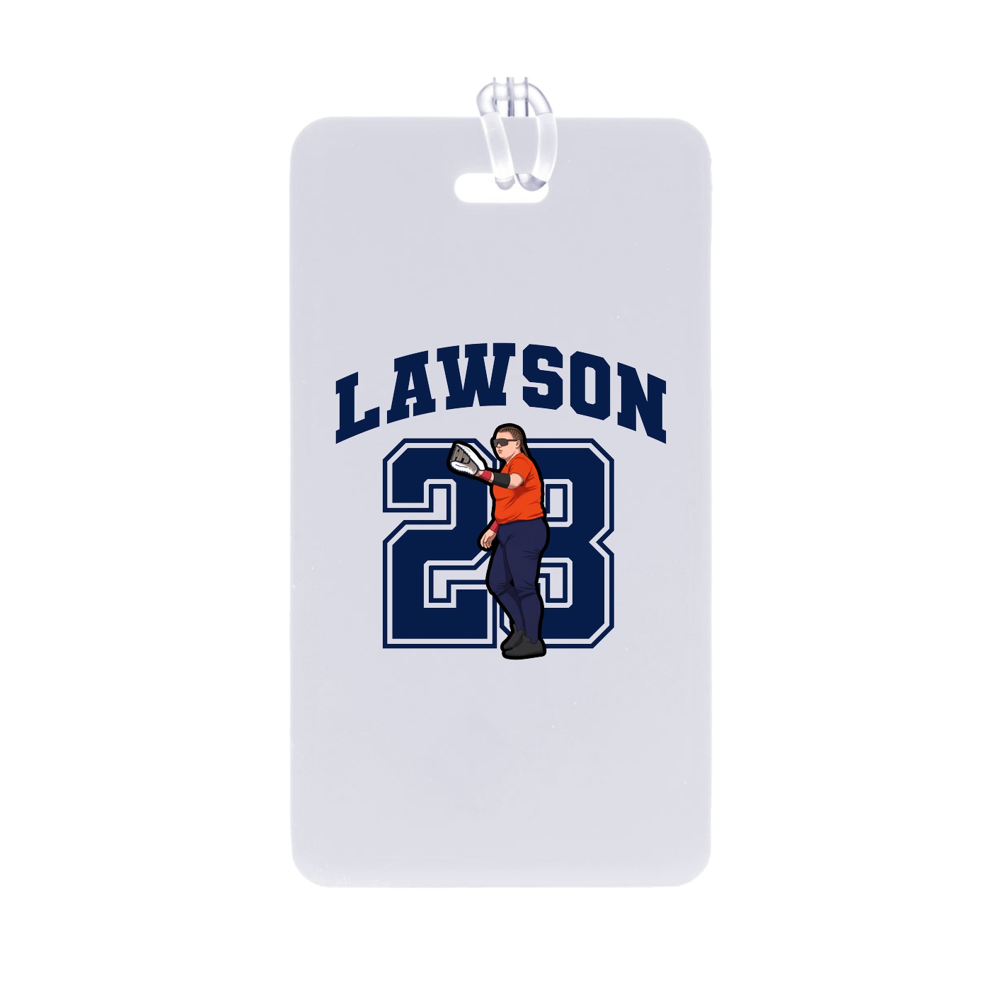 Bag Tag — Number in Classic