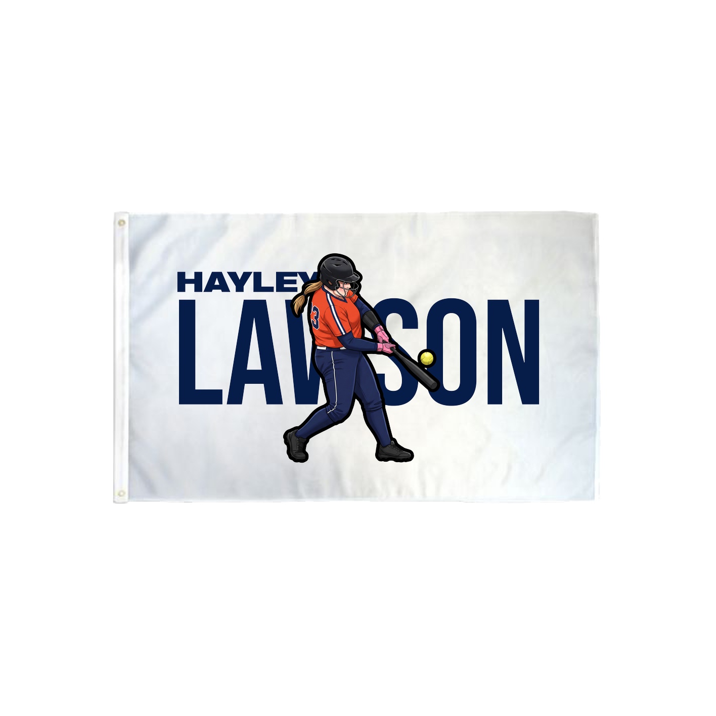 3x5 Flag — Player Name in Classic