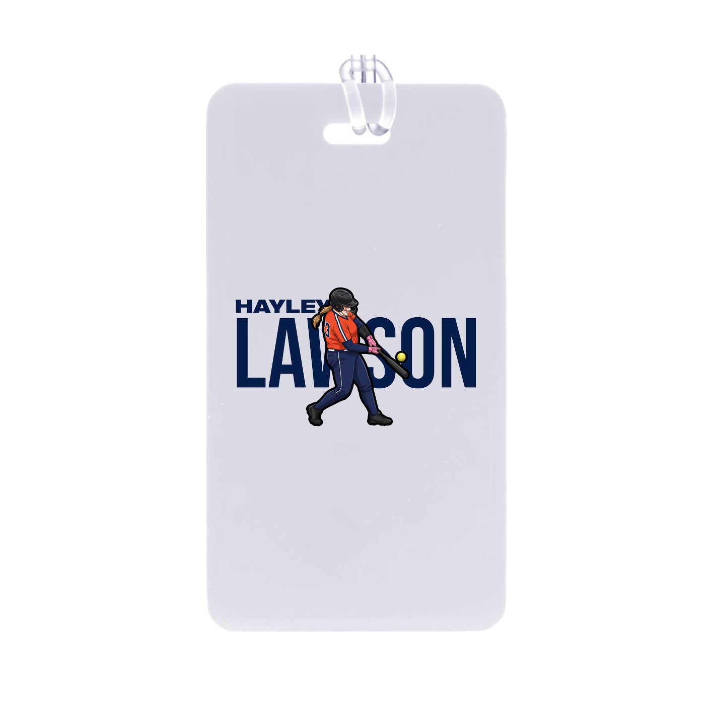 Bag Tag — Player Name in Classic