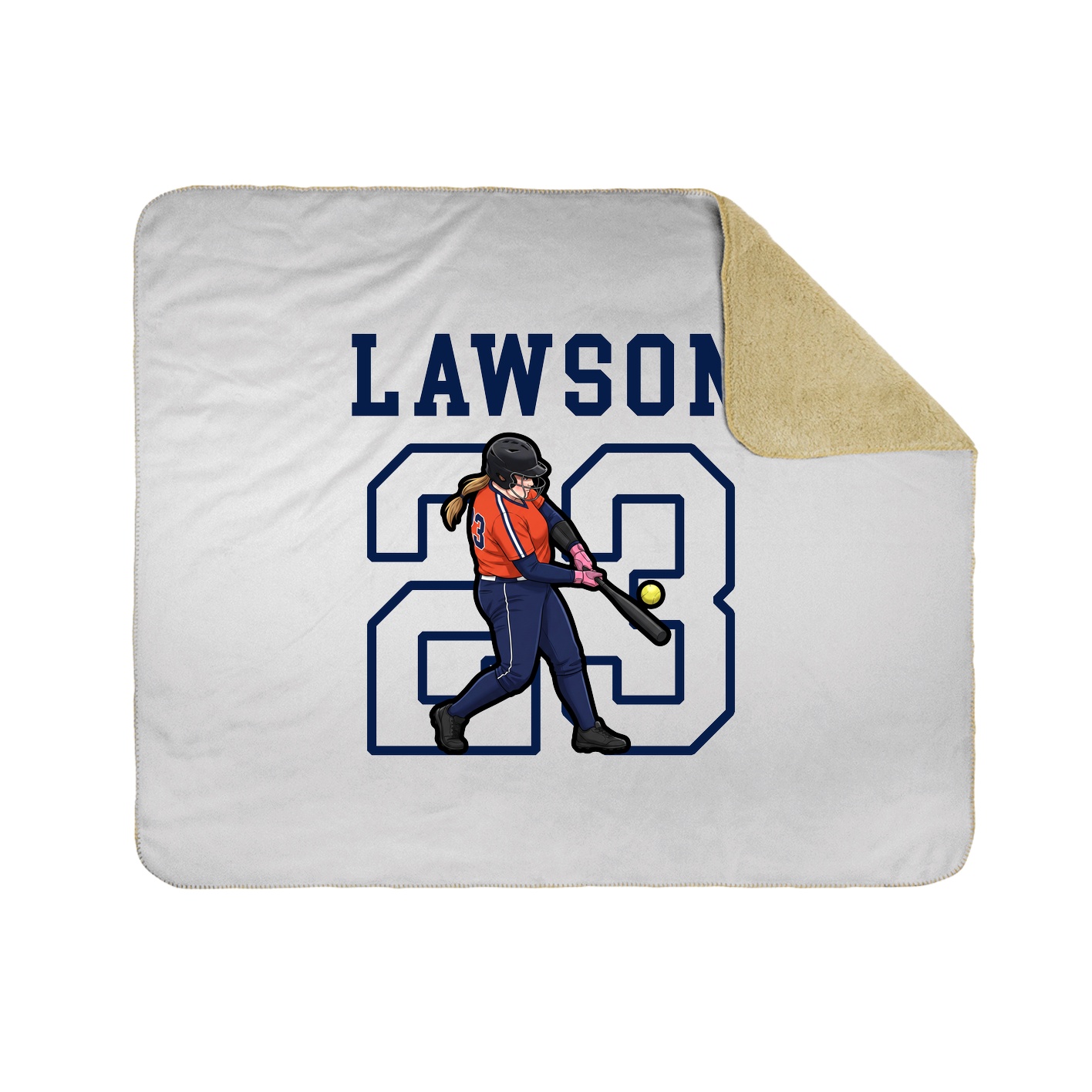 Throw Blanket — Shirsey in White