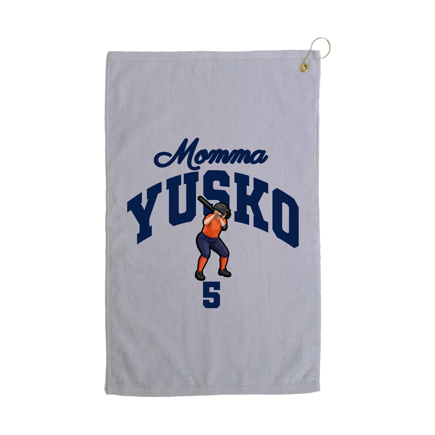Golf Towel — Mothers Day Arch in Grey