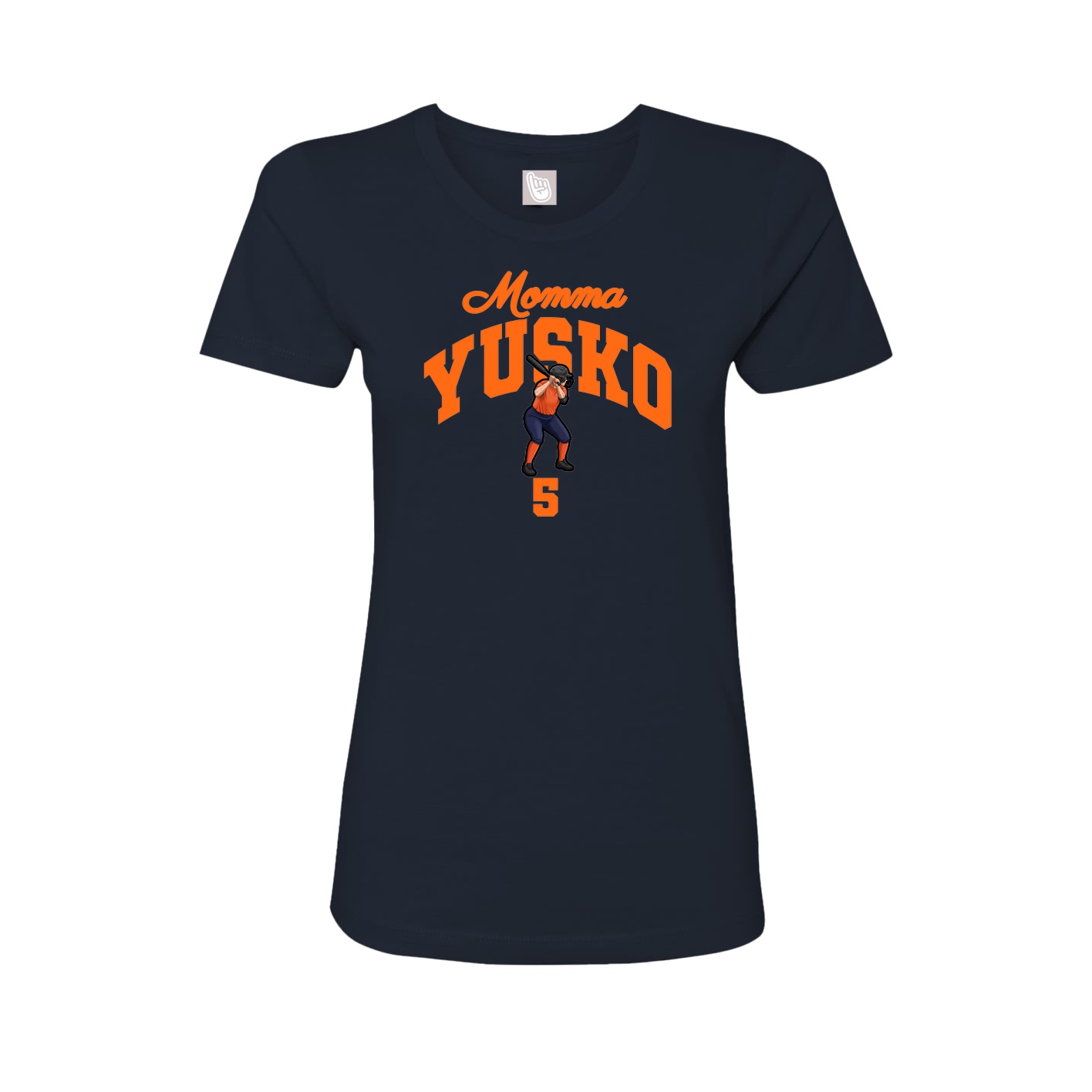 Womens Tee — Mothers Day Arch in Navy