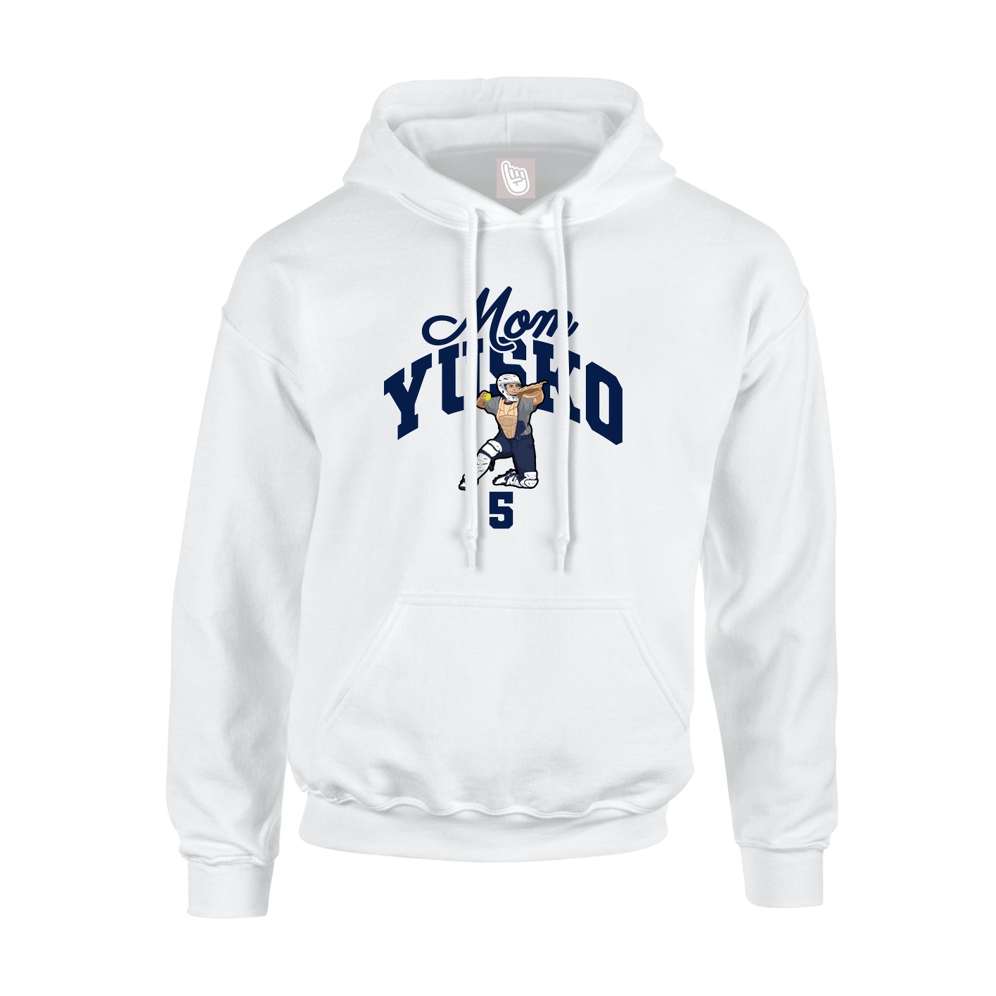 Youth Hoodie — Mothers Day Arch in White