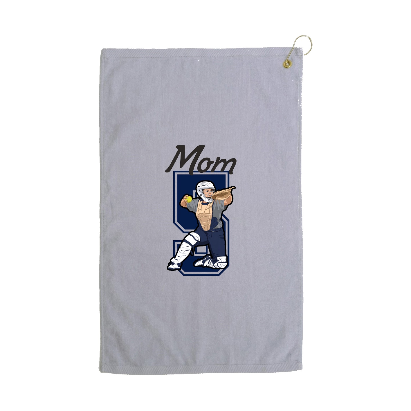Golf Towel — Mothers Day Shirsey in Grey