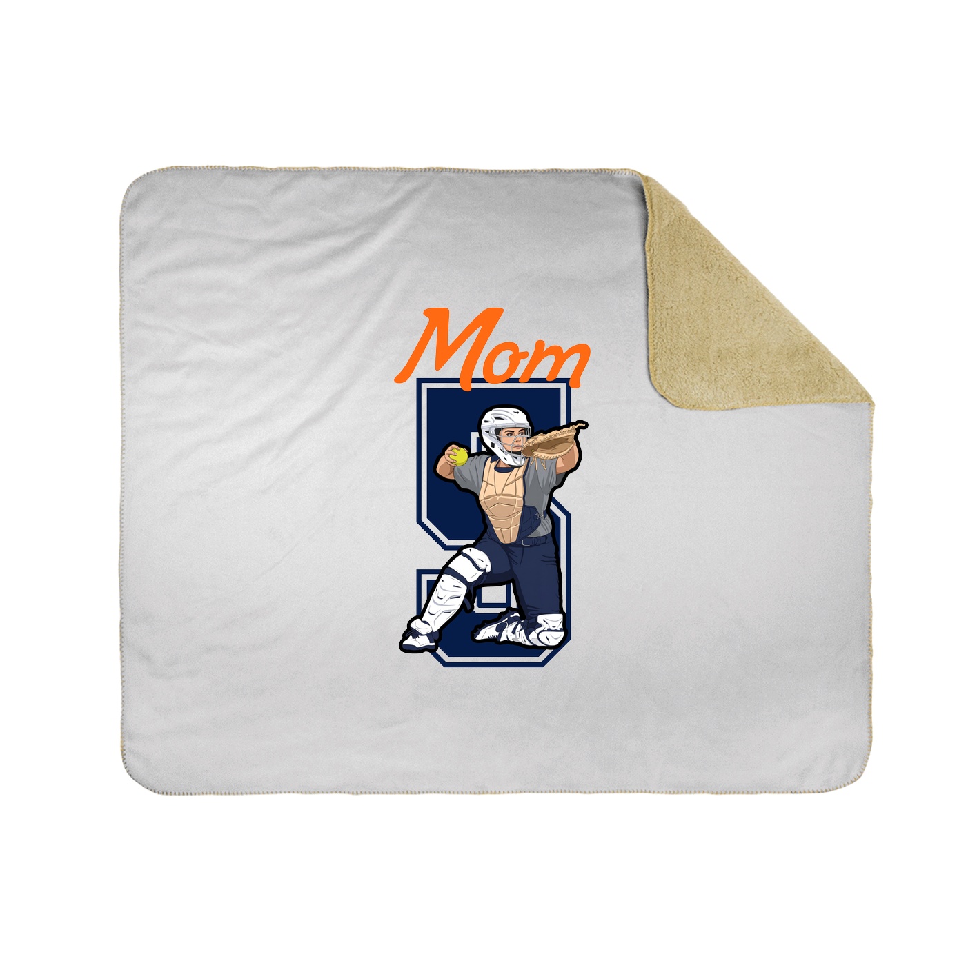 Throw Blanket — Mothers Day Shirsey in White