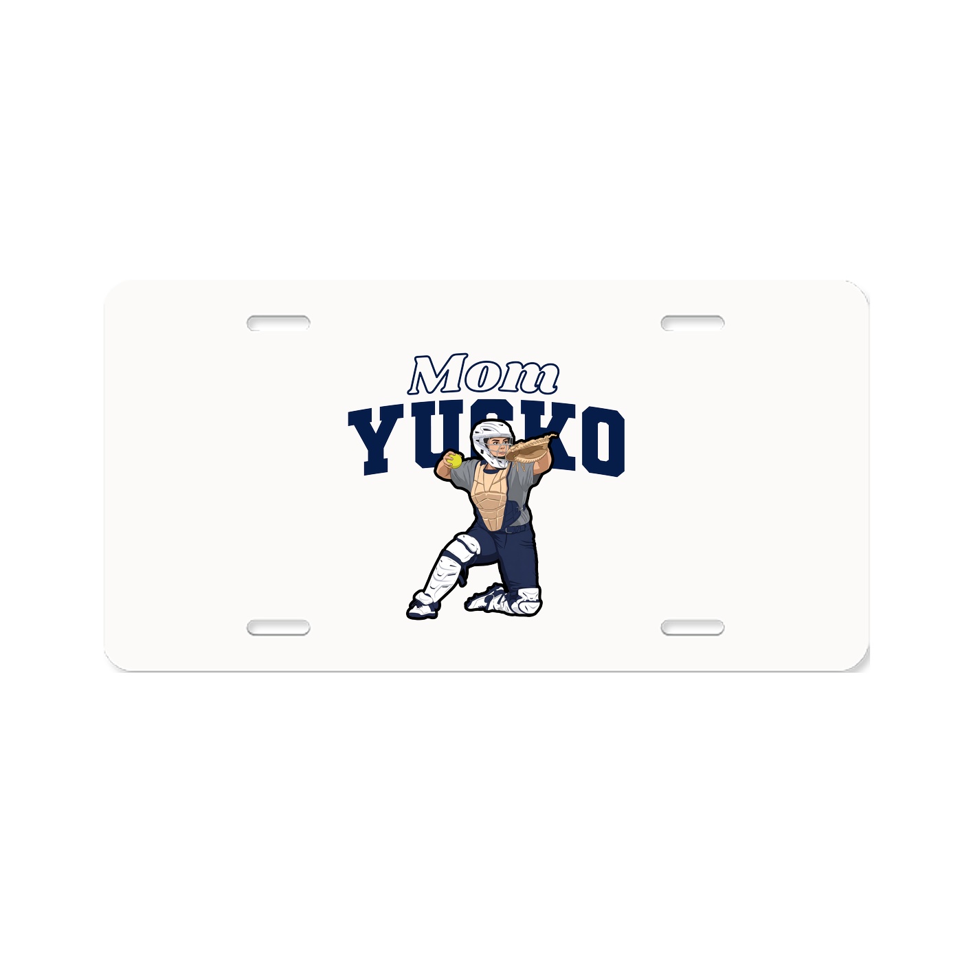 License Plate — Mothers Day Block in Classic