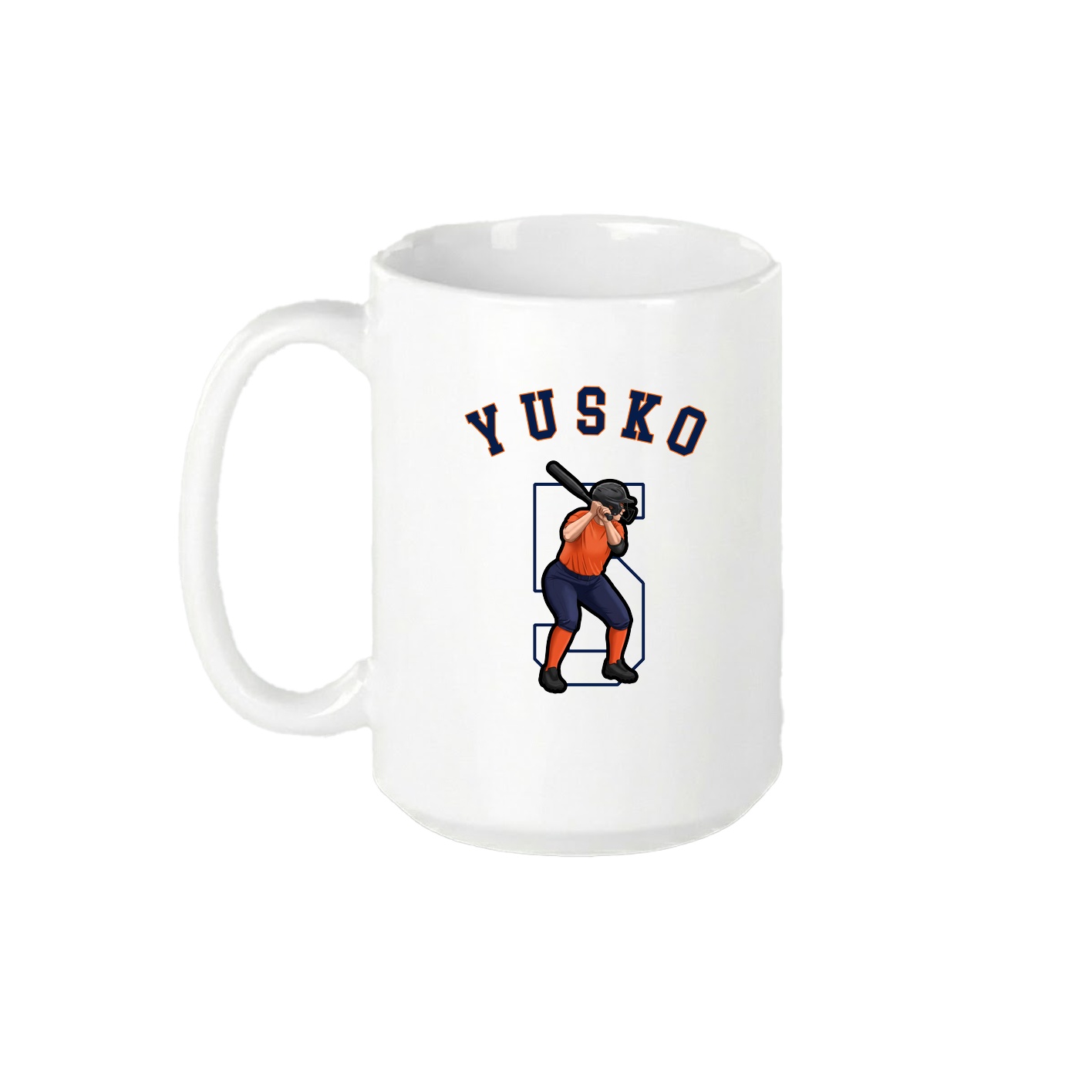 15oz Coffee Mug — Shirsey Arch in White