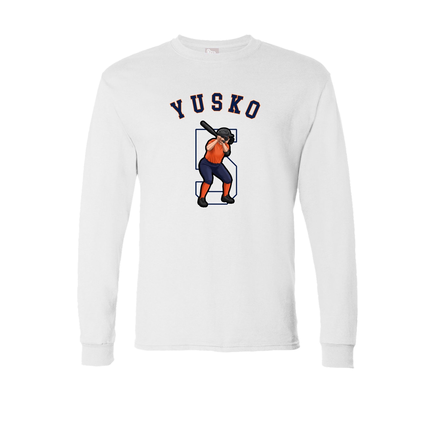Long Sleeve Tee — Shirsey Arch in White