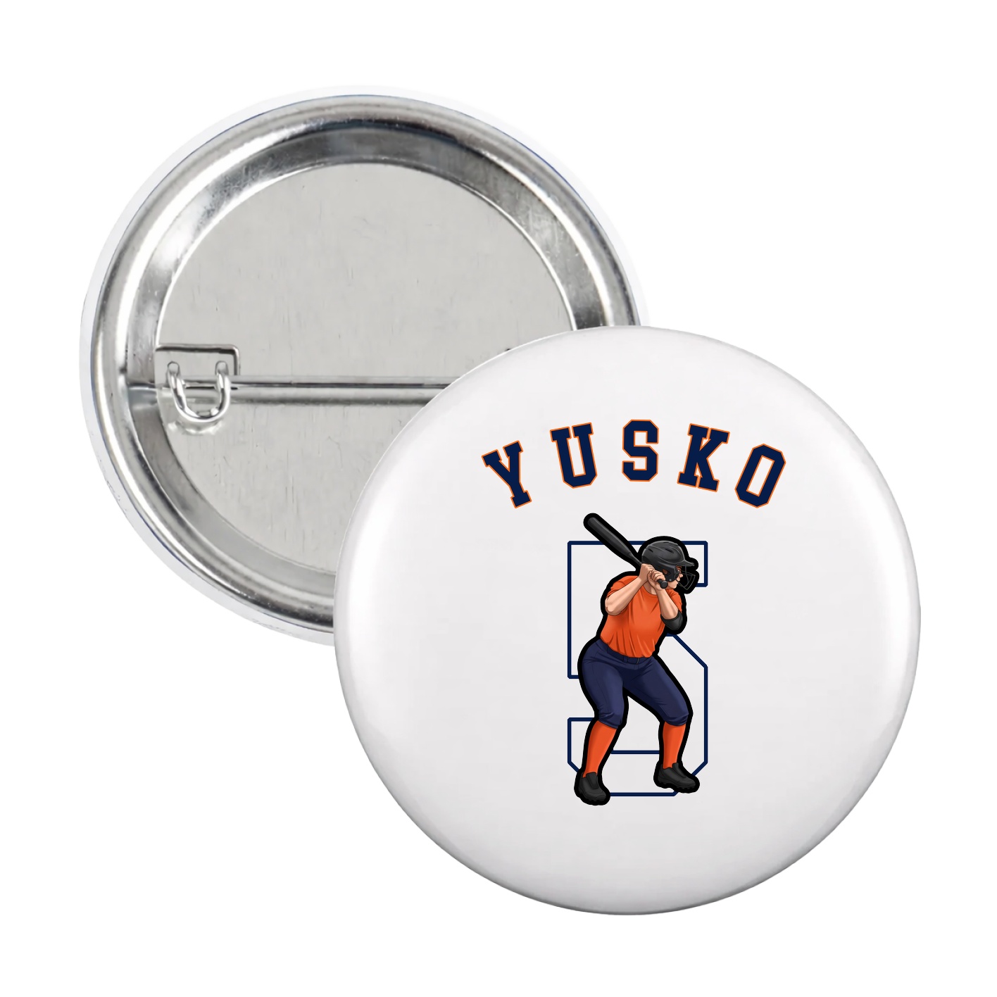 Game Day Button — Shirsey Arch in White