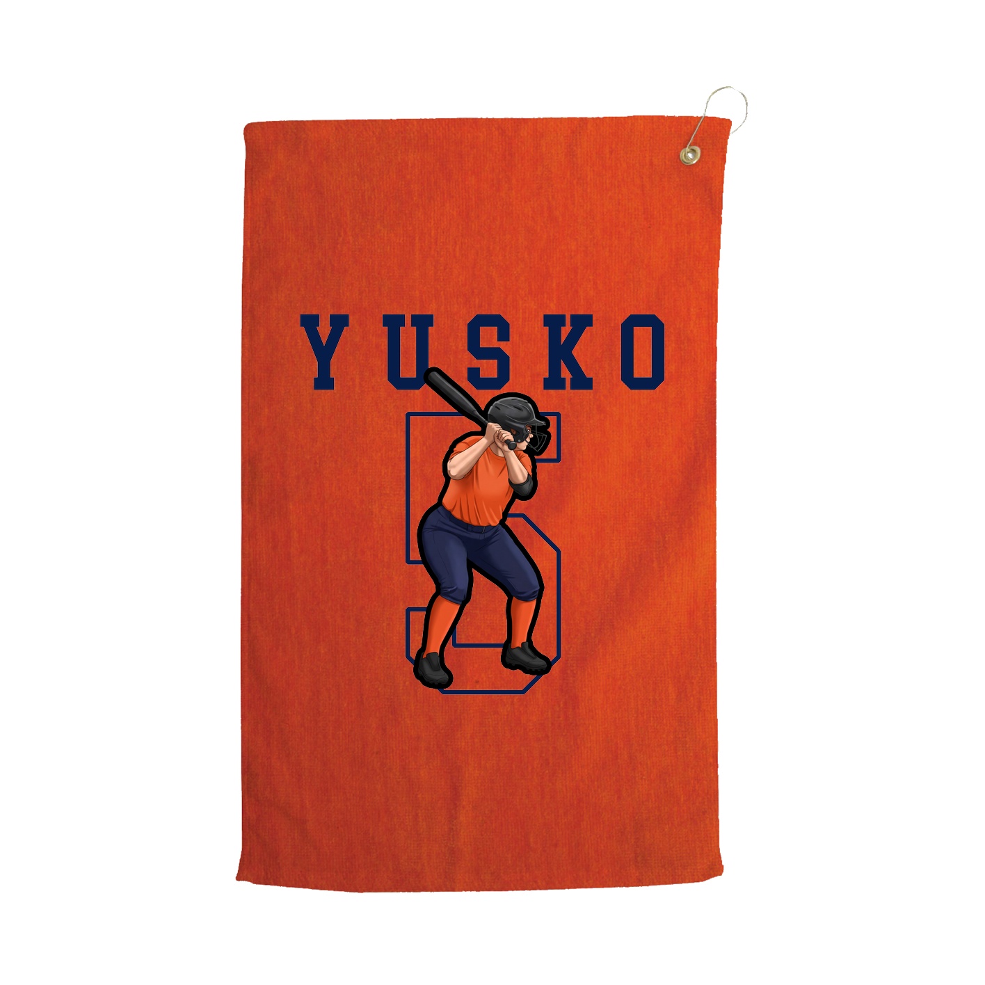 Golf Towel — Shirsey in Orange