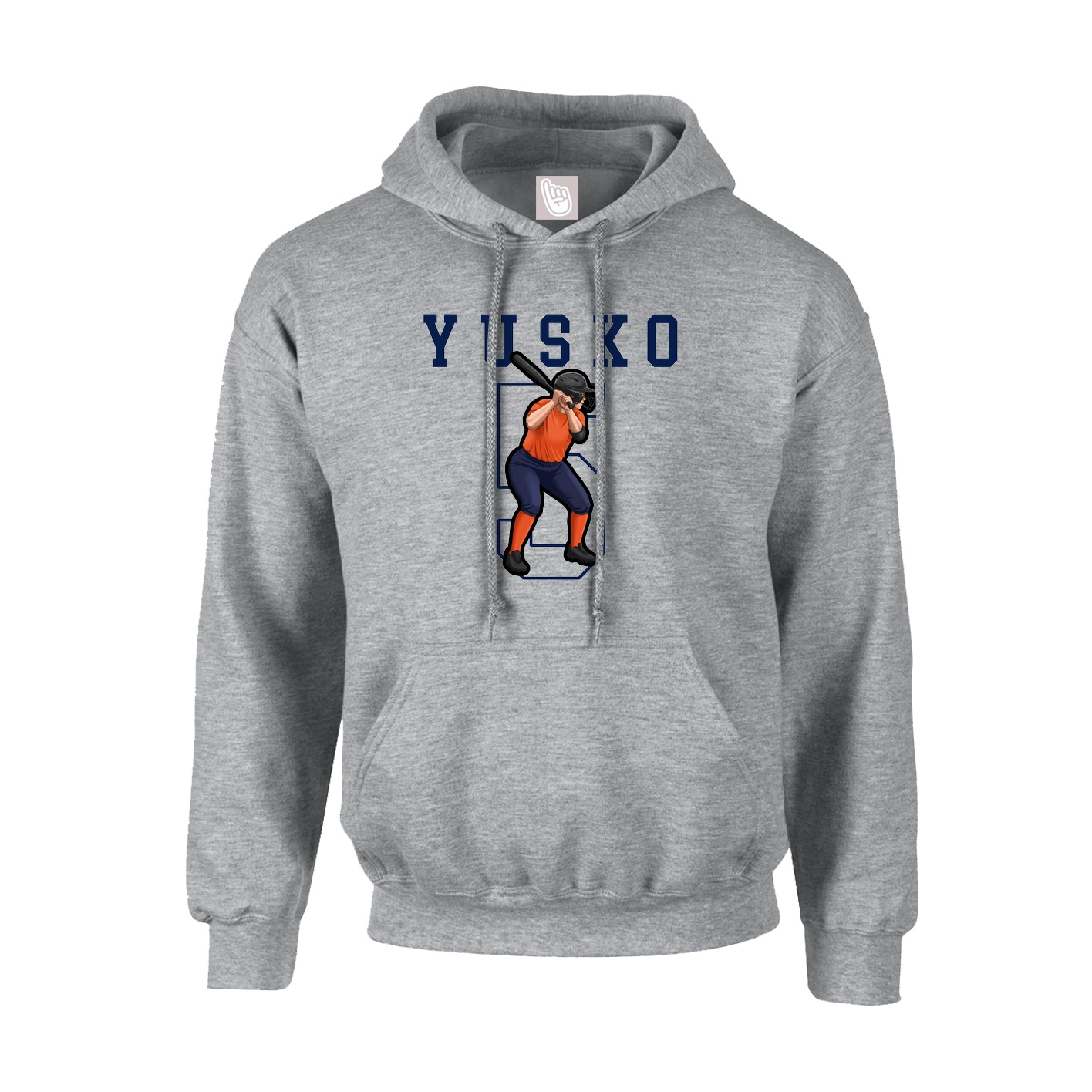 Hoodie — Shirsey in Grey
