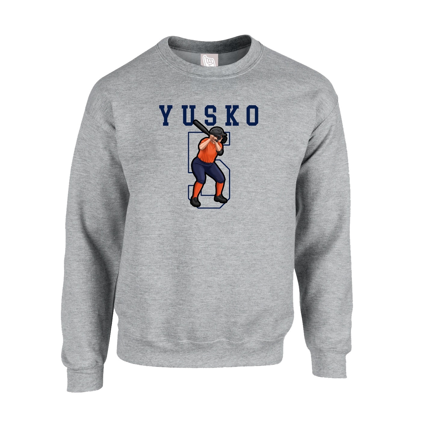 Fleece Crew — Shirsey in Grey