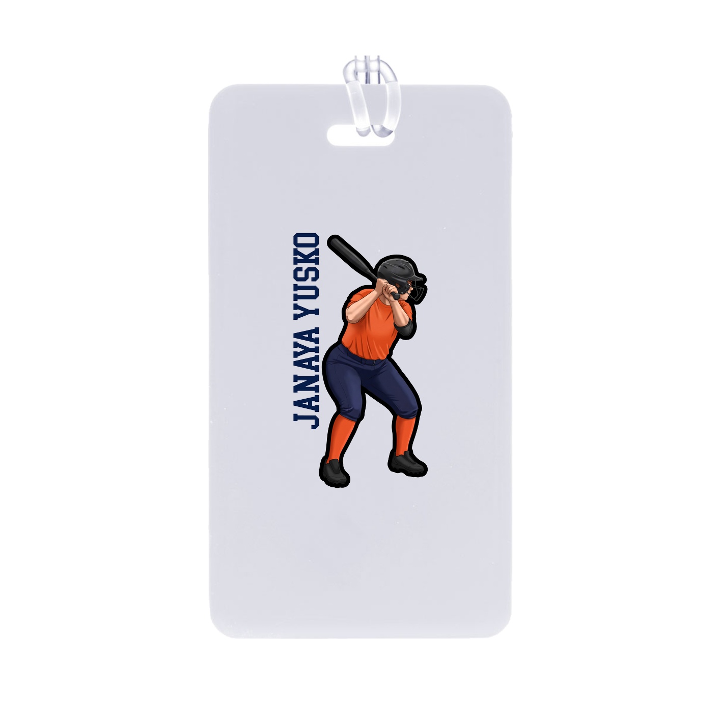 Bag Tag — Name Vertical in Classic