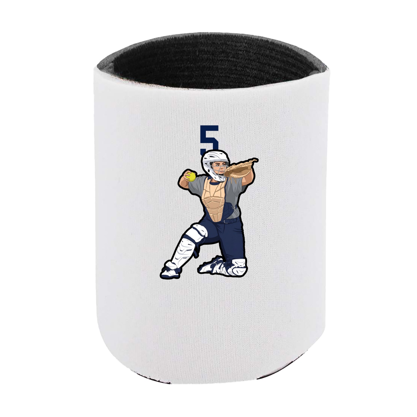 Can Holder — Number Top in White