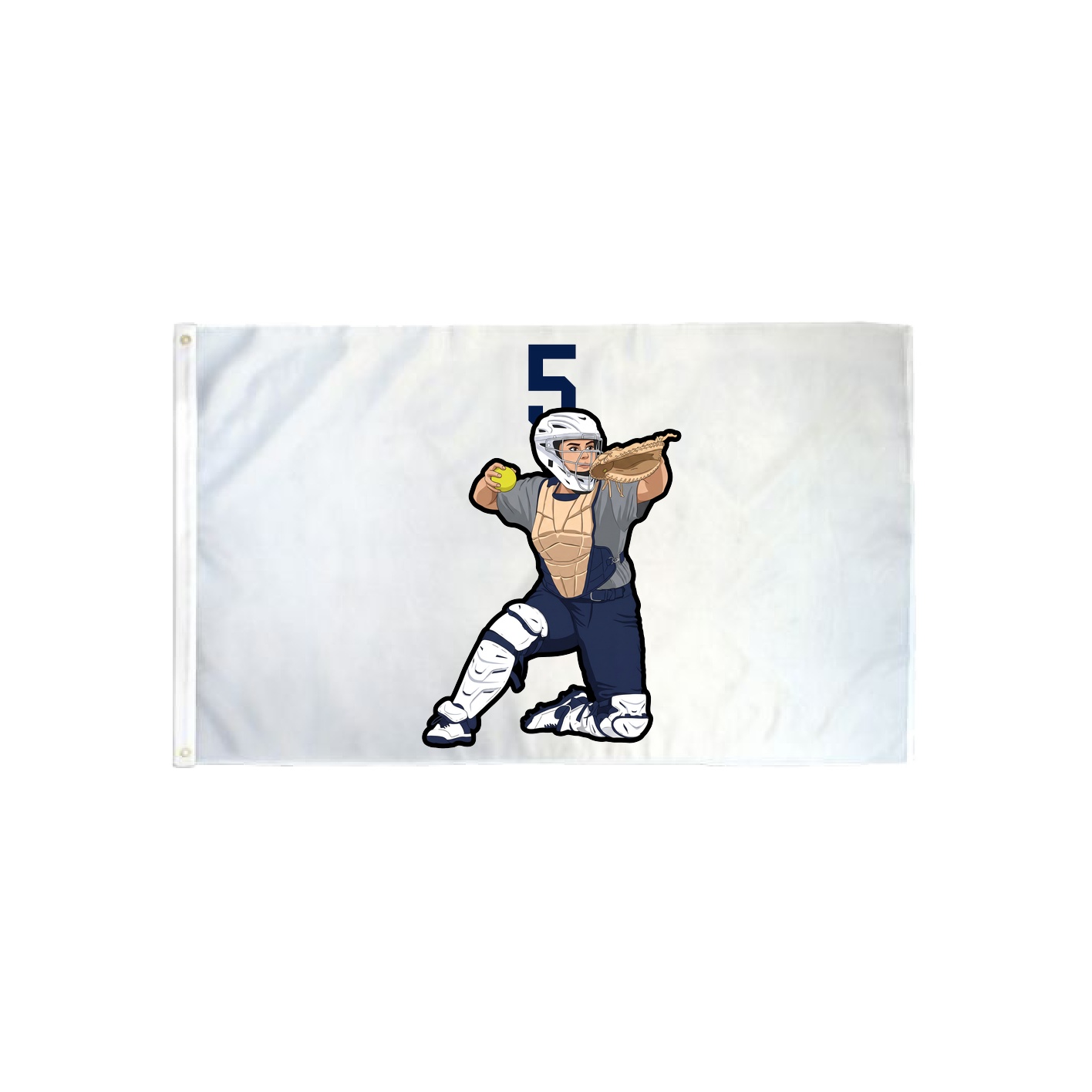 3x5 Flag — Number Top in Classic