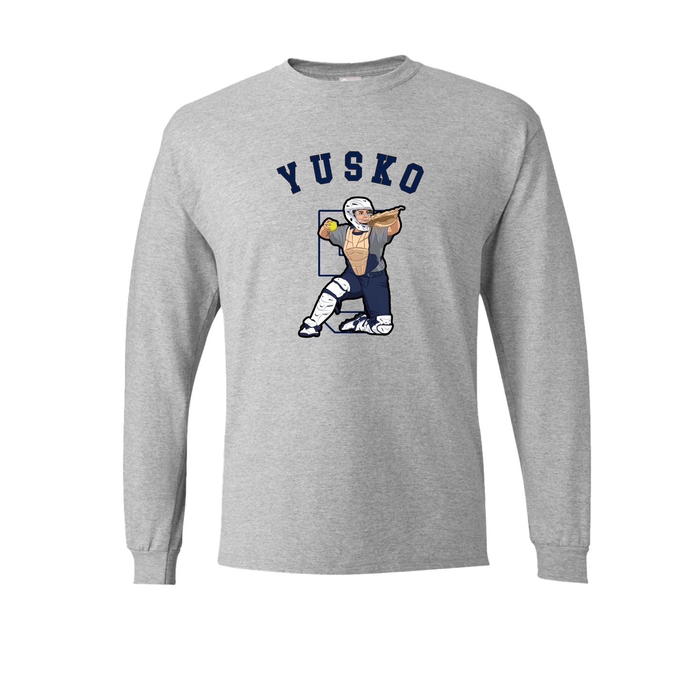 Long Sleeve Tee — Shirsey Arch in Grey