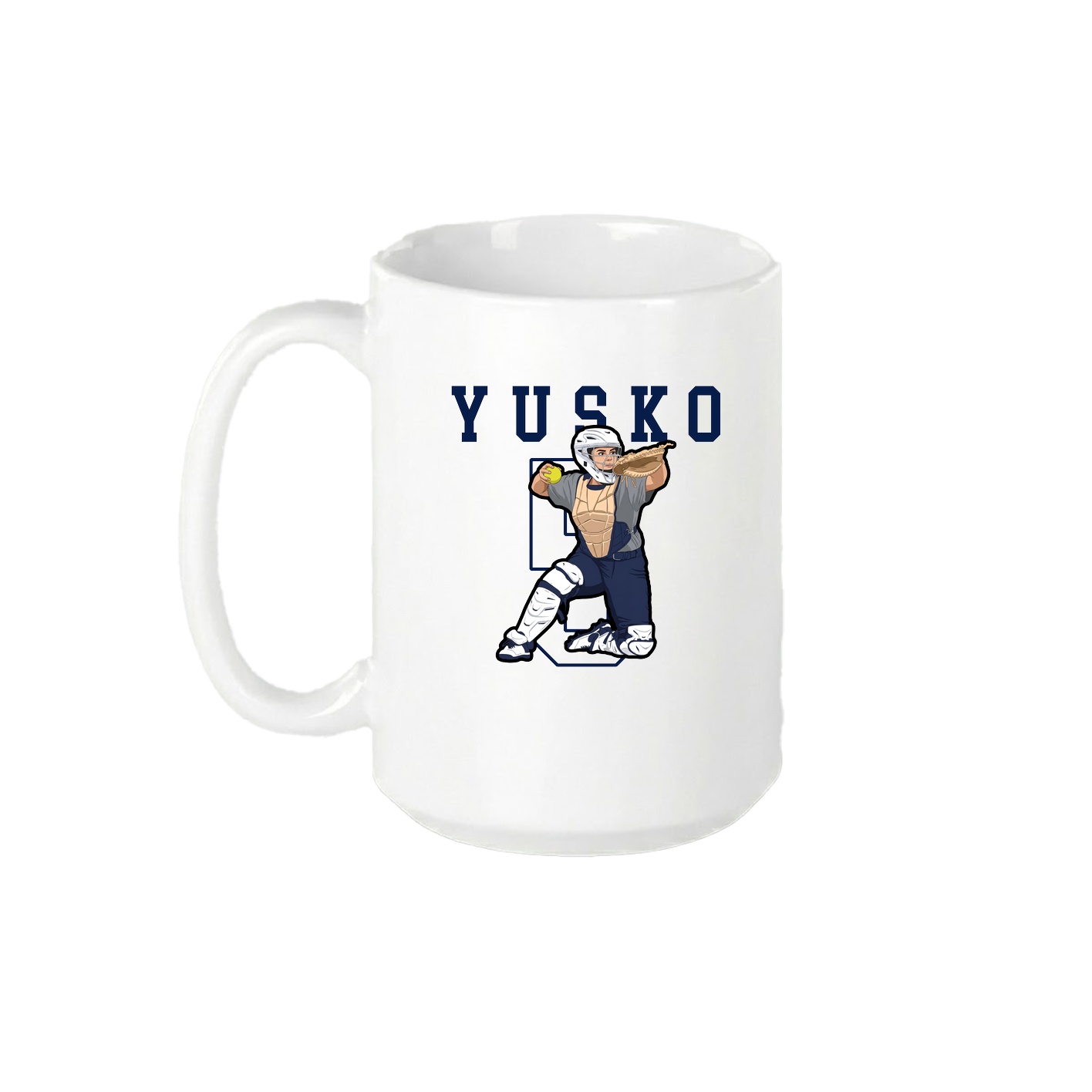 15oz Coffee Mug — Shirsey in White