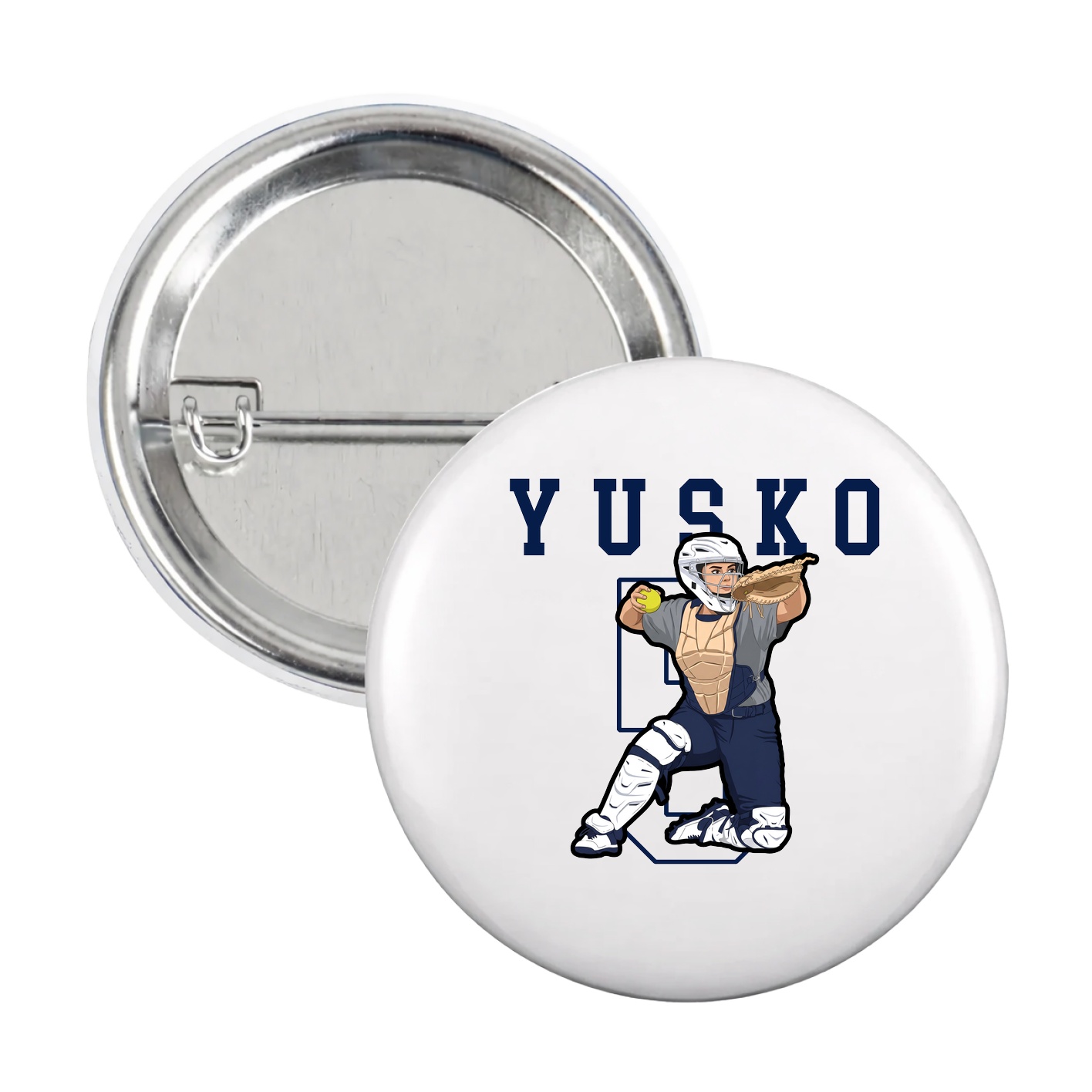 Game Day Button — Shirsey in White