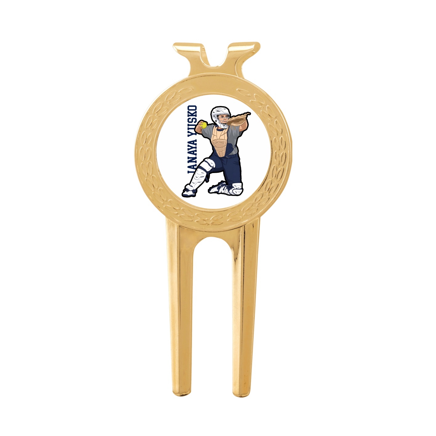 Divot Tool with Ball Marker — Name Vertical in Classic