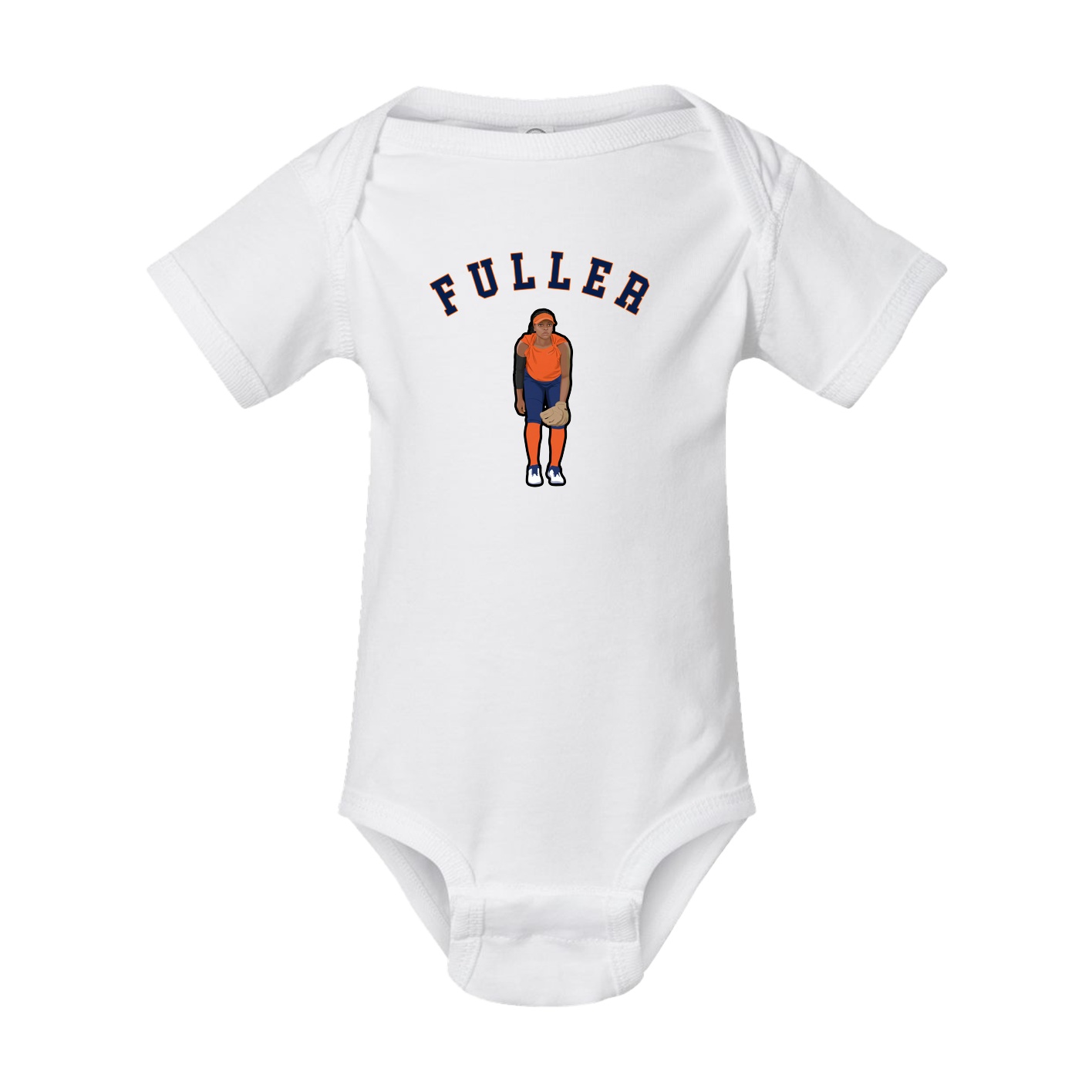 Baby Onesie — Shirsey Arch in White