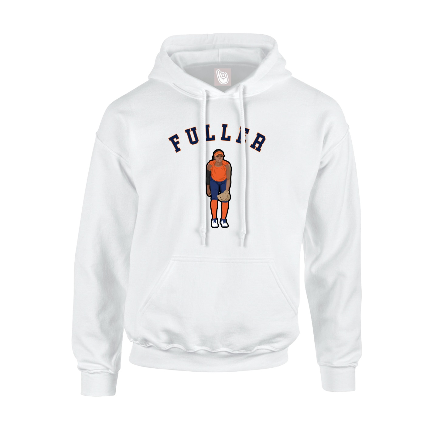 Hoodie — Shirsey Arch in White
