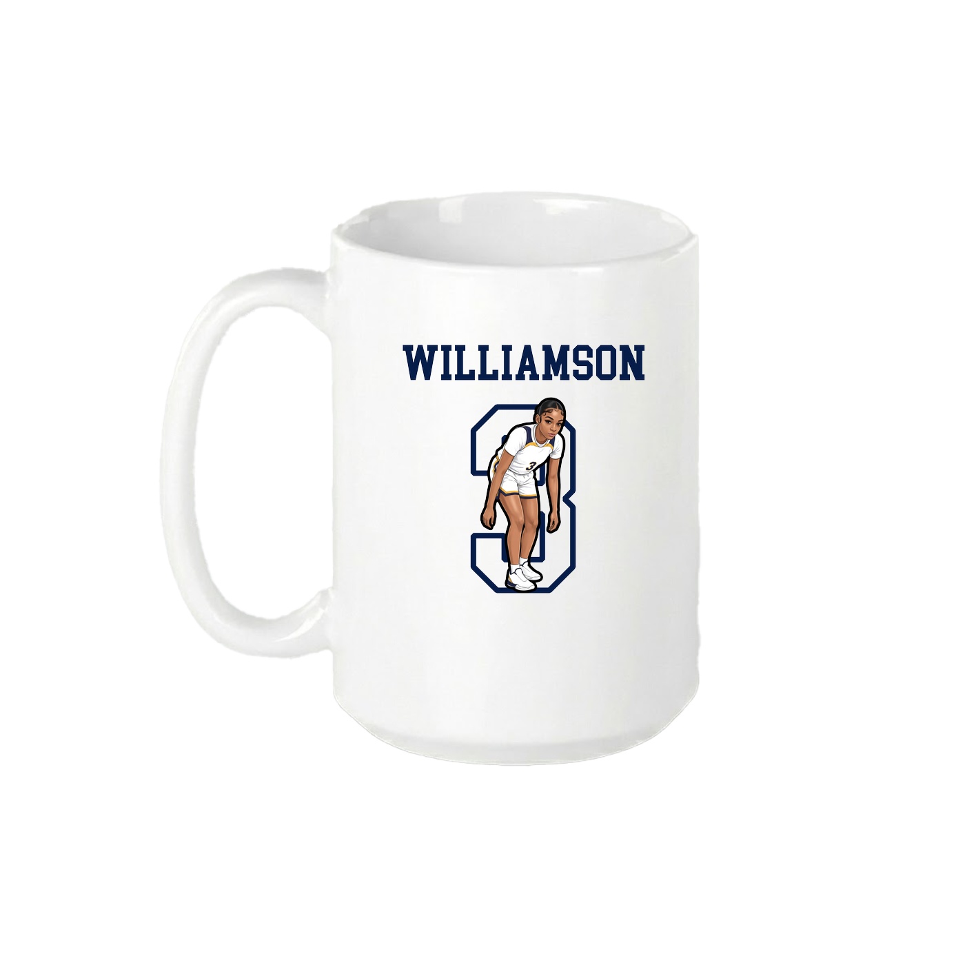 15oz Coffee Mug — Shirsey in White